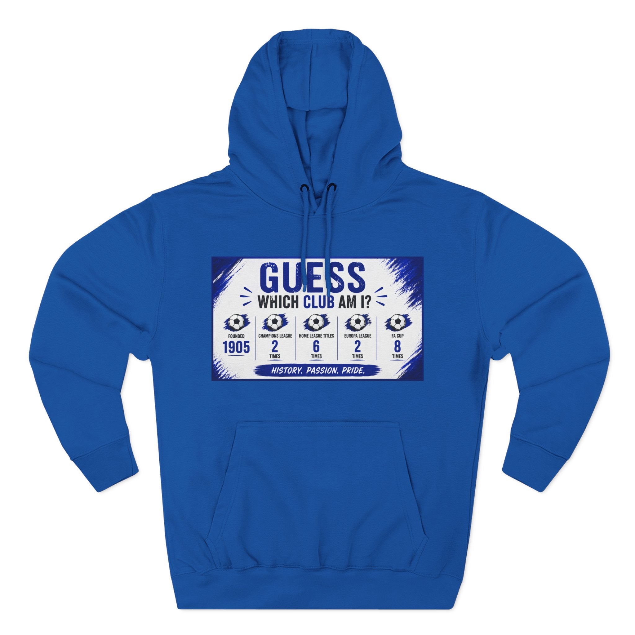 Three-Panel Fleece Hoodie