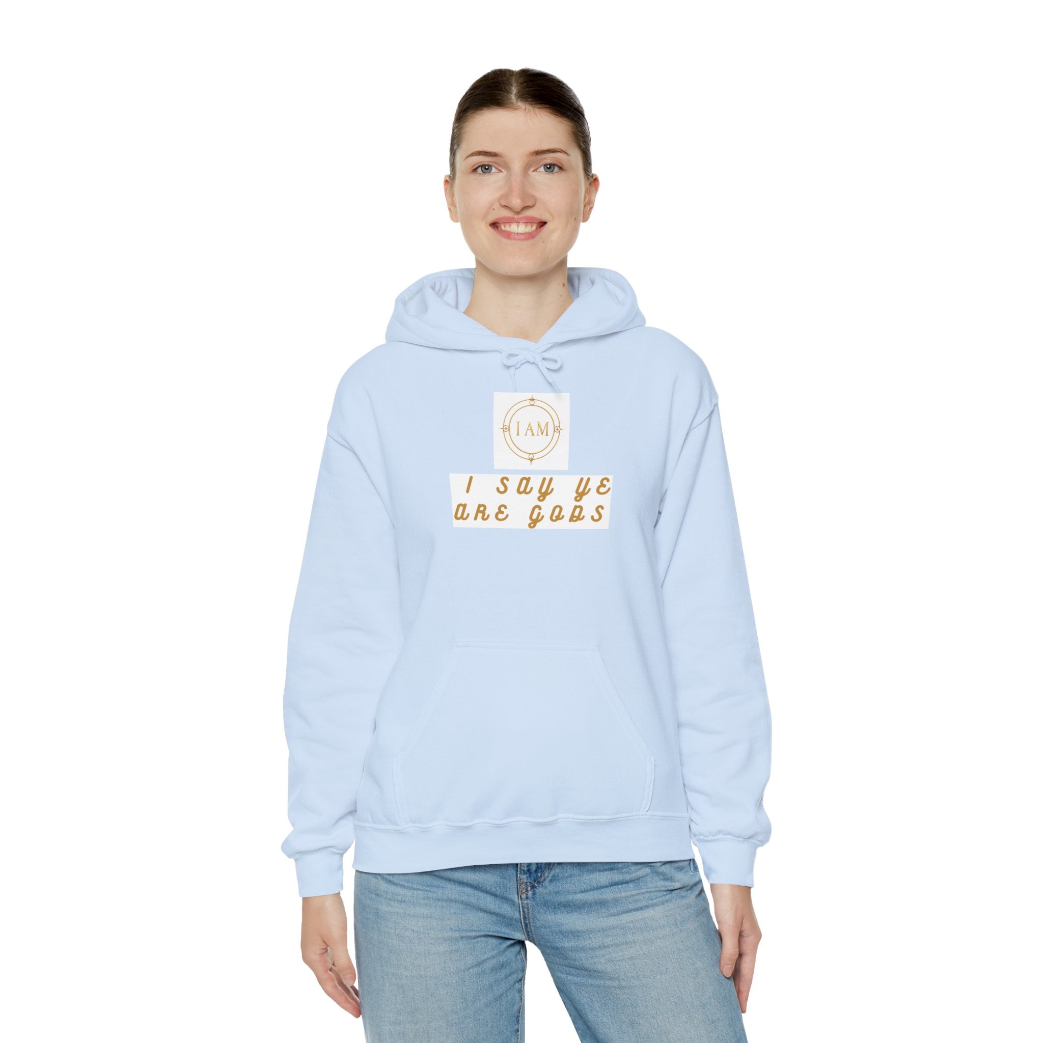 Midweight hooded Unisex sweatshirt