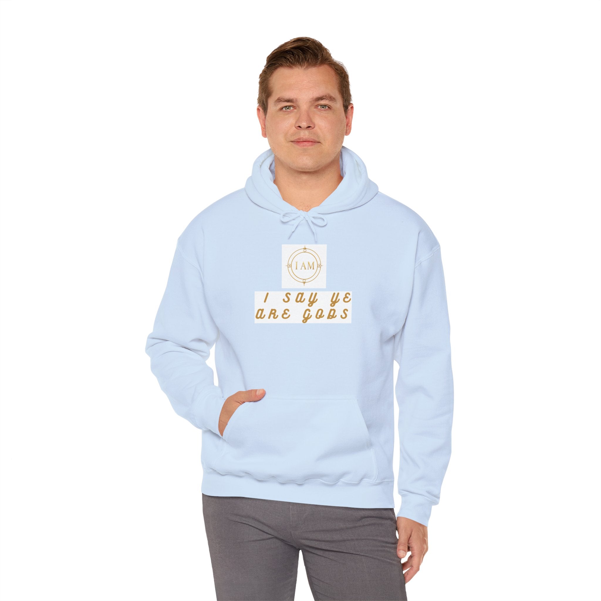 Midweight hooded Unisex sweatshirt