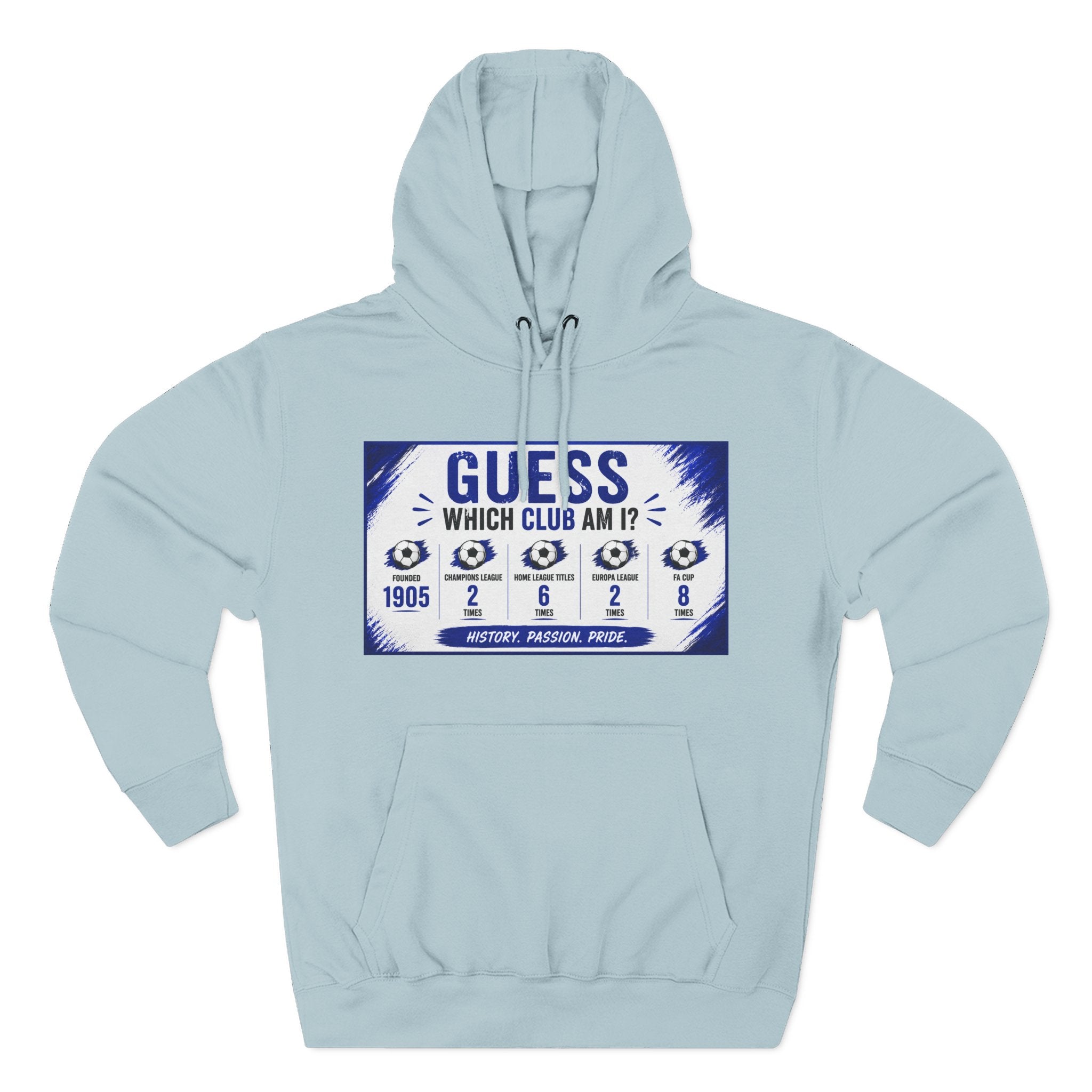 Three-Panel Fleece Hoodie