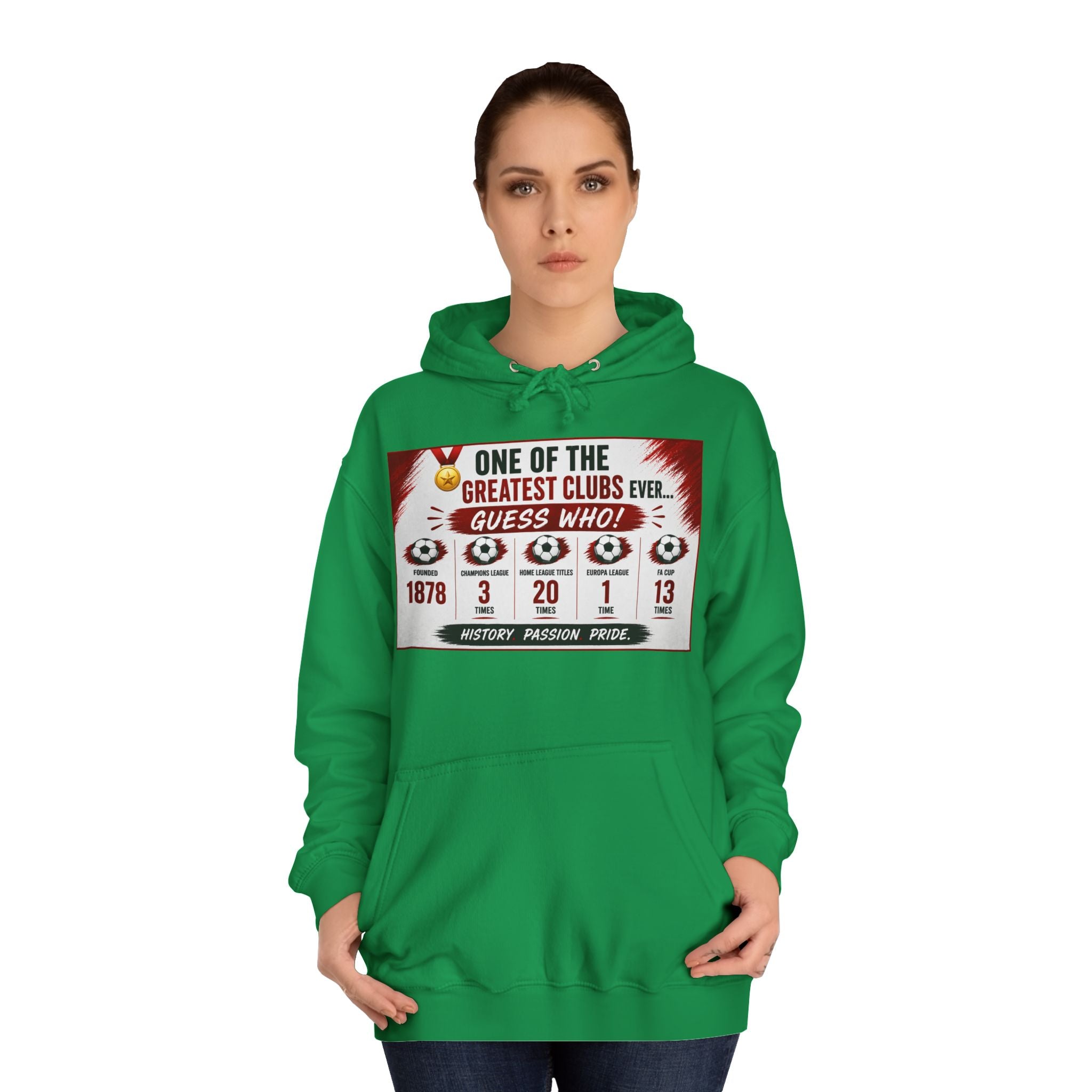 College Hoodie — "One of the Greatest Clubs Ever" Vintage Sports Graphic
