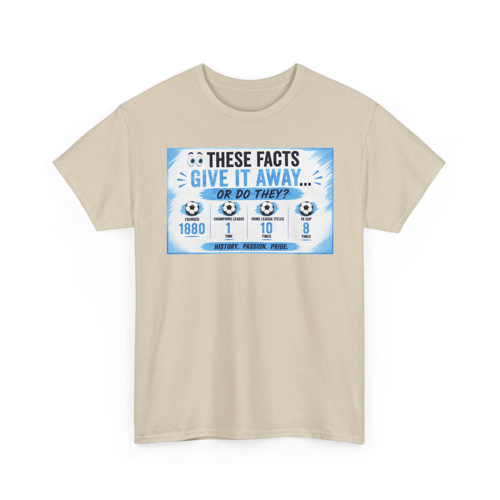 T-Shirt — “These Facts Give It Away… Or Do They?” Infographic Tee