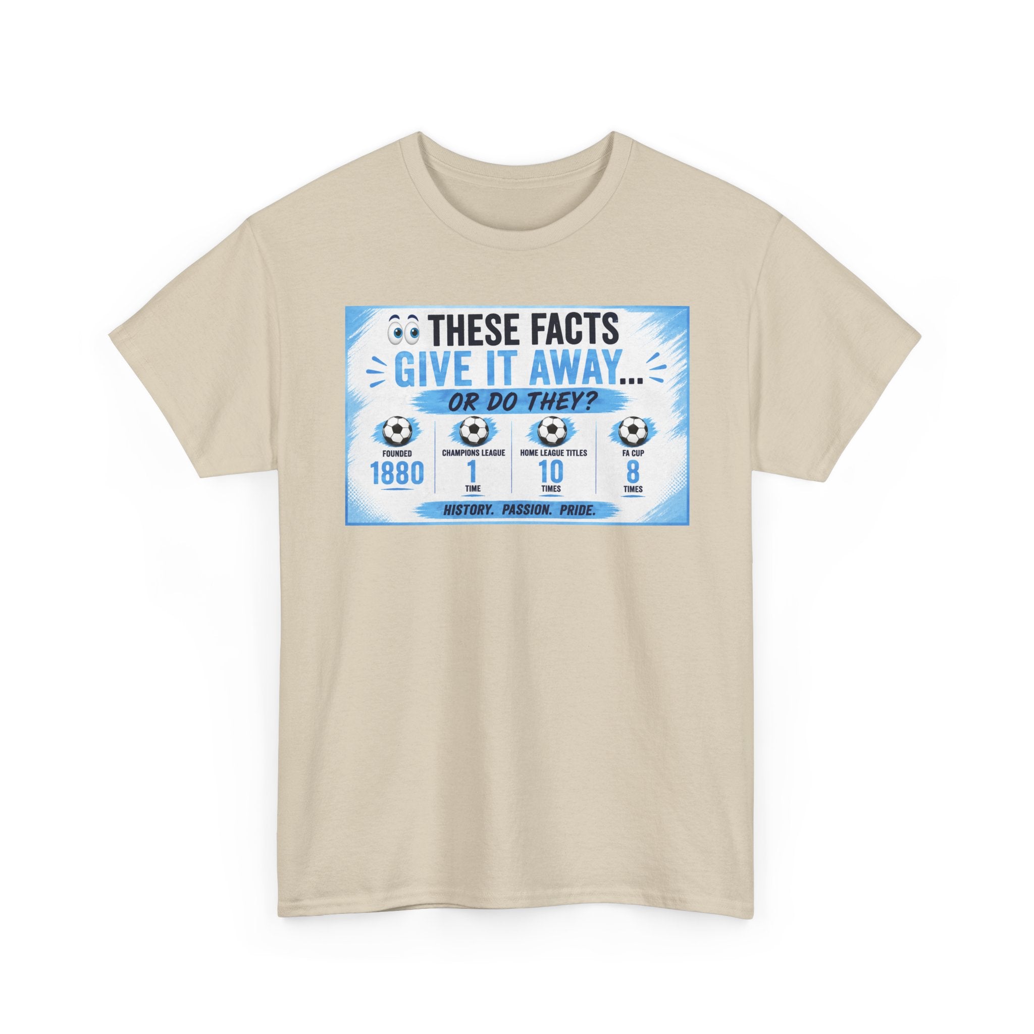 T-Shirt — “These Facts Give It Away… Or Do They?” Infographic Tee