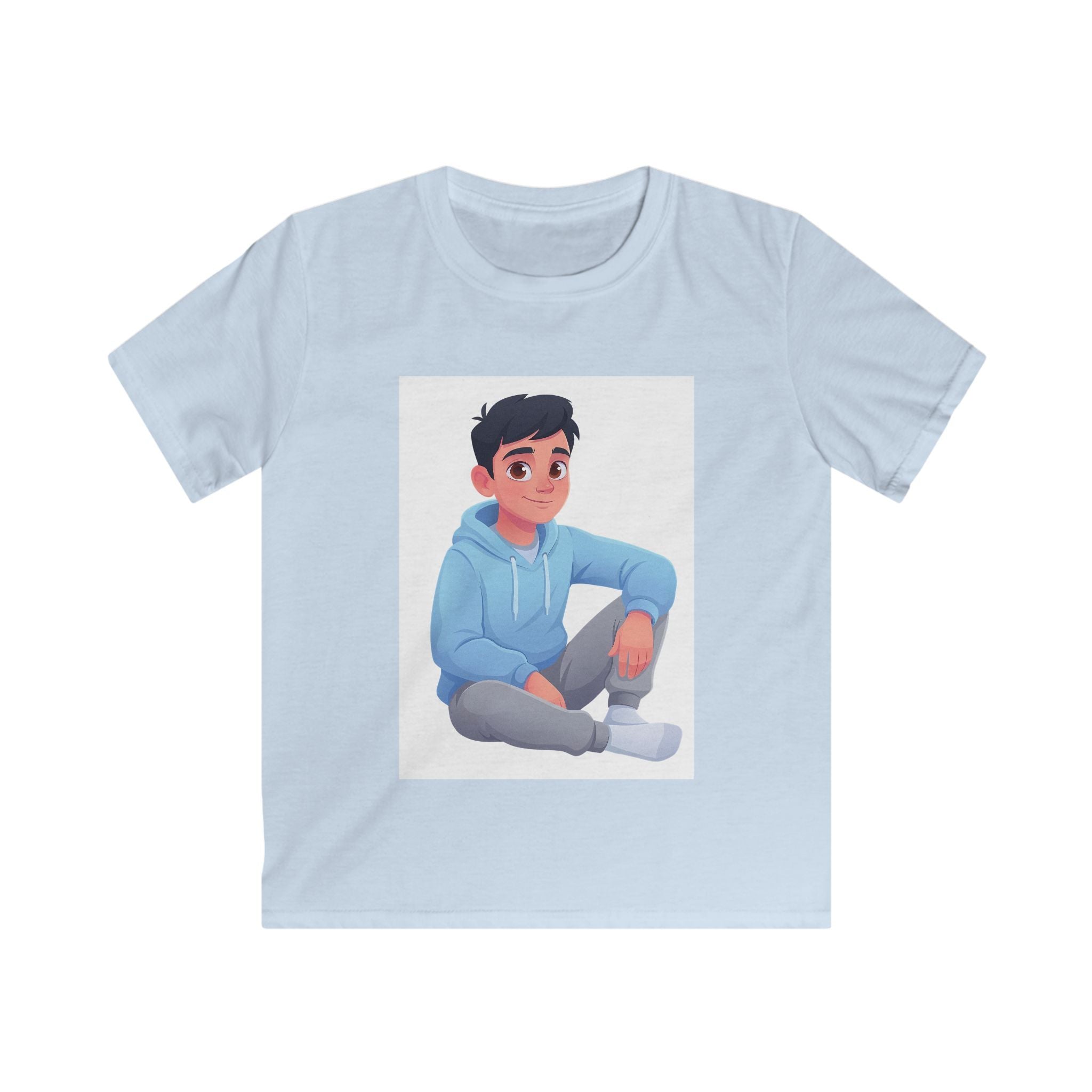 Kids Tee — Courageous Boy Graphic Shirt ("I Am Courageous")