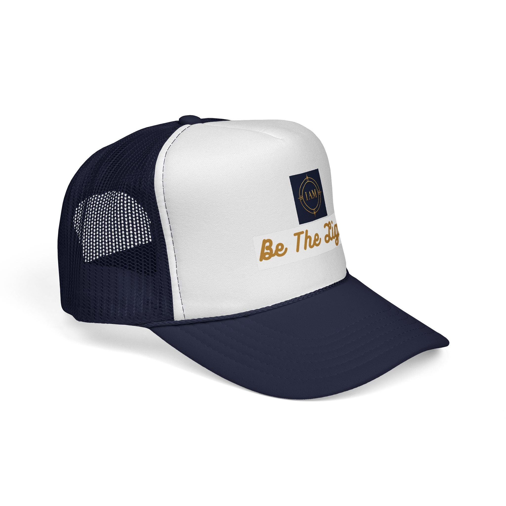 Be The Light Trucker Cap – Inspirational Mesh Baseball Hat