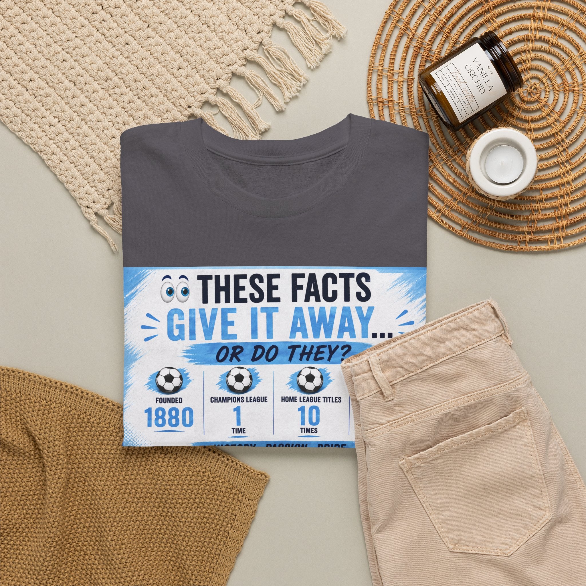 T-Shirt — “These Facts Give It Away… Or Do They?” Infographic Tee
