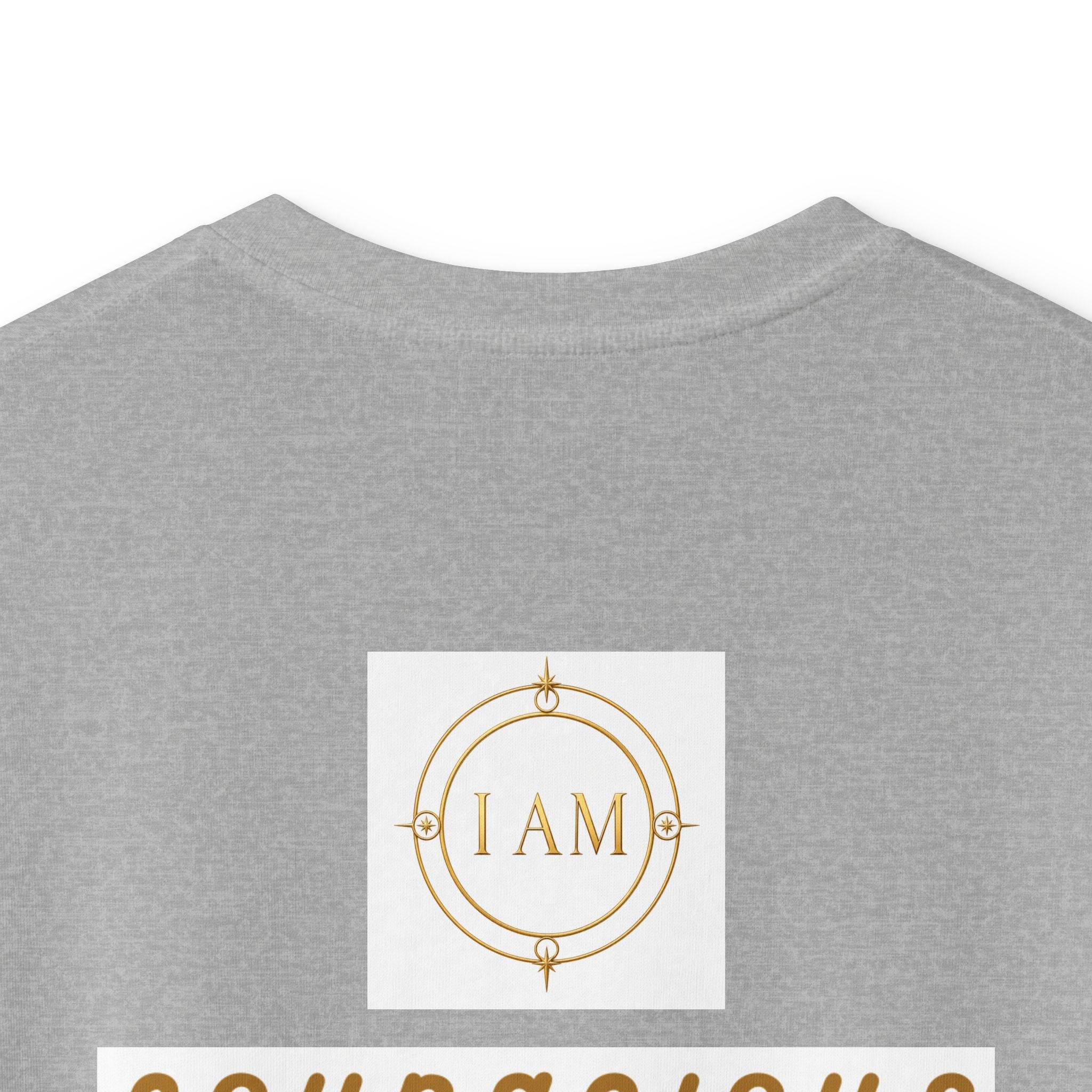 Kids Tee — Courageous Boy Graphic Shirt ("I Am Courageous")