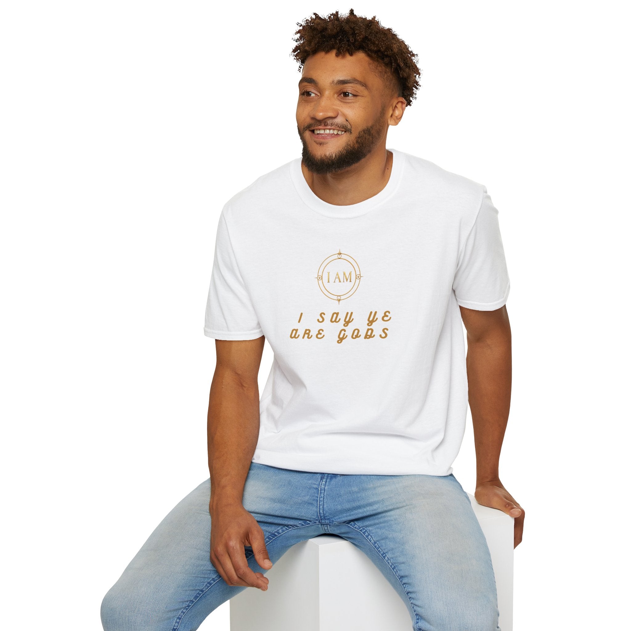 Unisex Softstyle T-Shirt — "I Say Ye Are Gods"