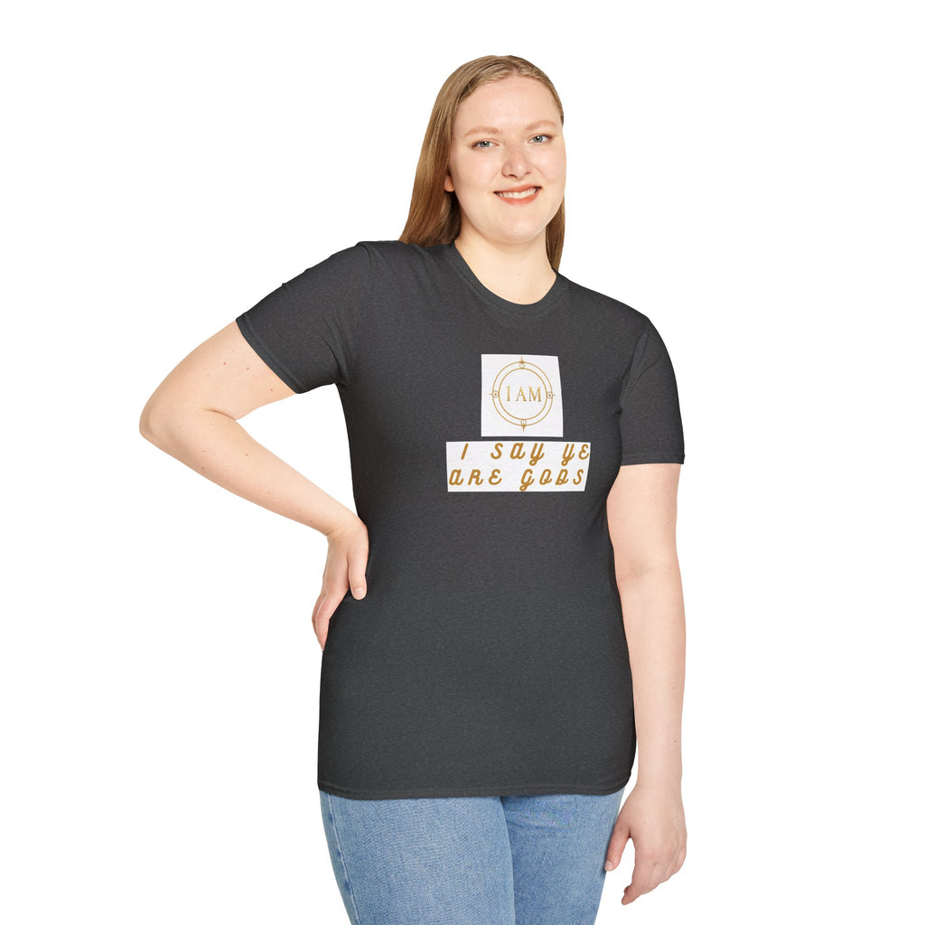 Unisex Softstyle T-Shirt — "I Say Ye Are Gods"