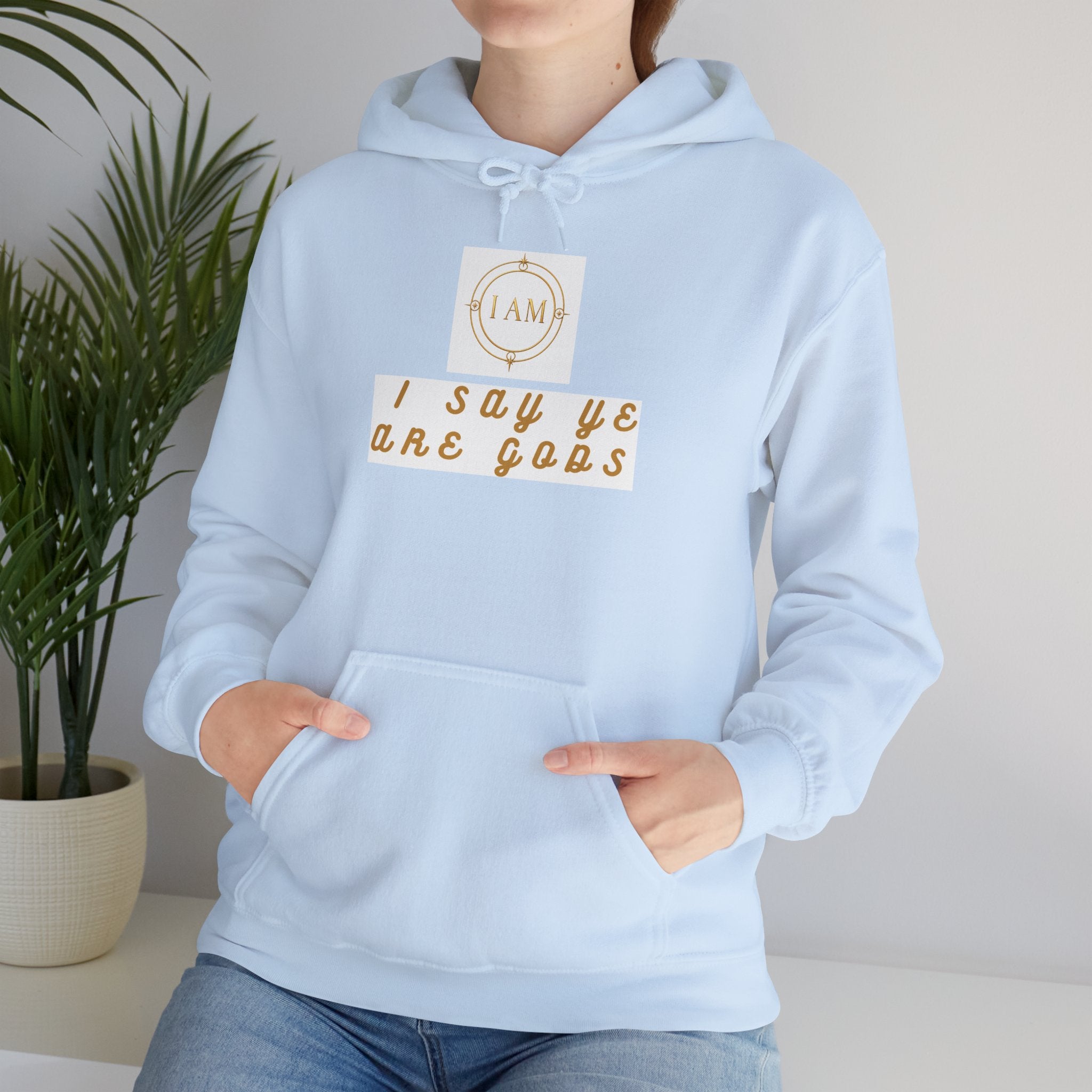 Midweight hooded Unisex sweatshirt