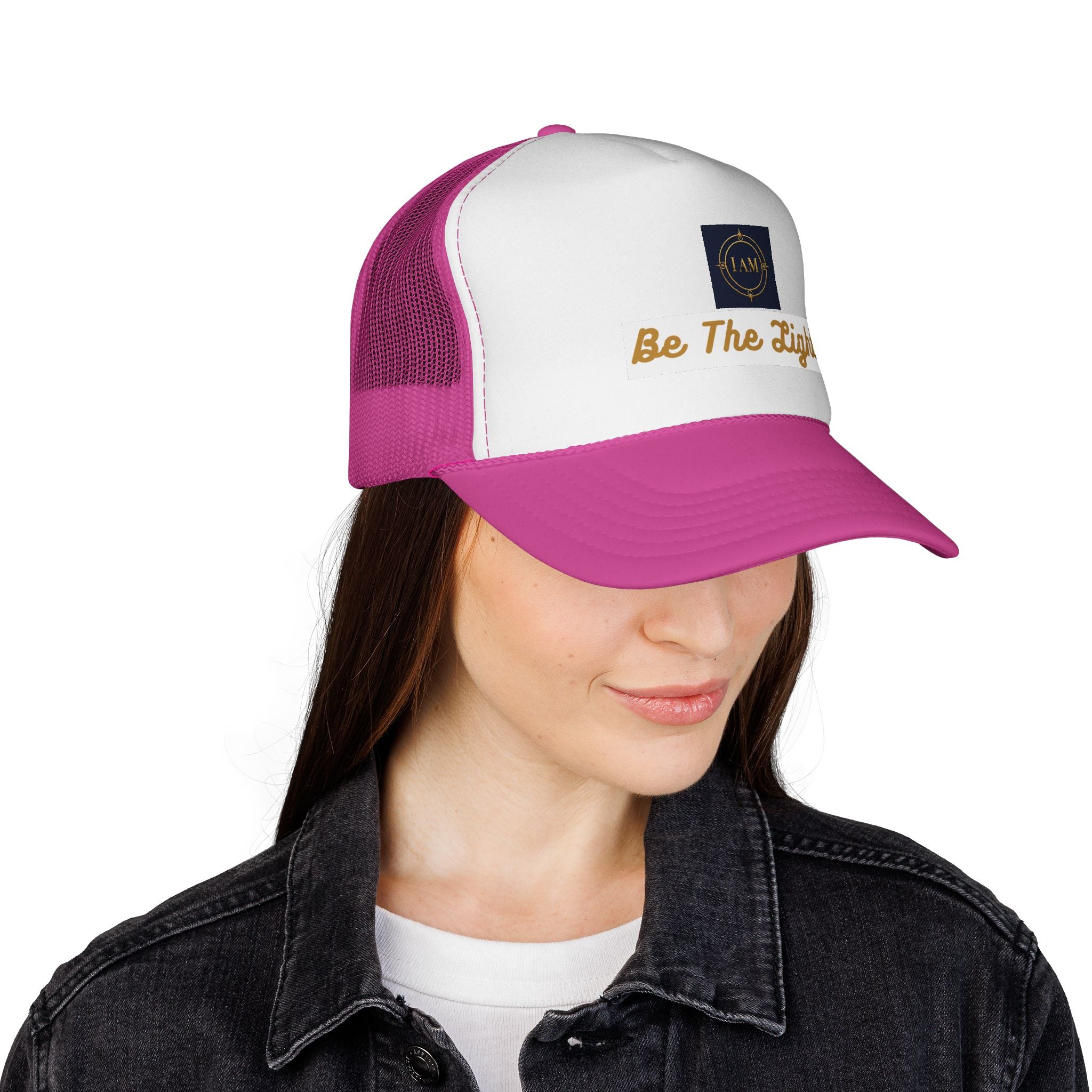 Be The Light Trucker Cap – Inspirational Mesh Baseball Hat