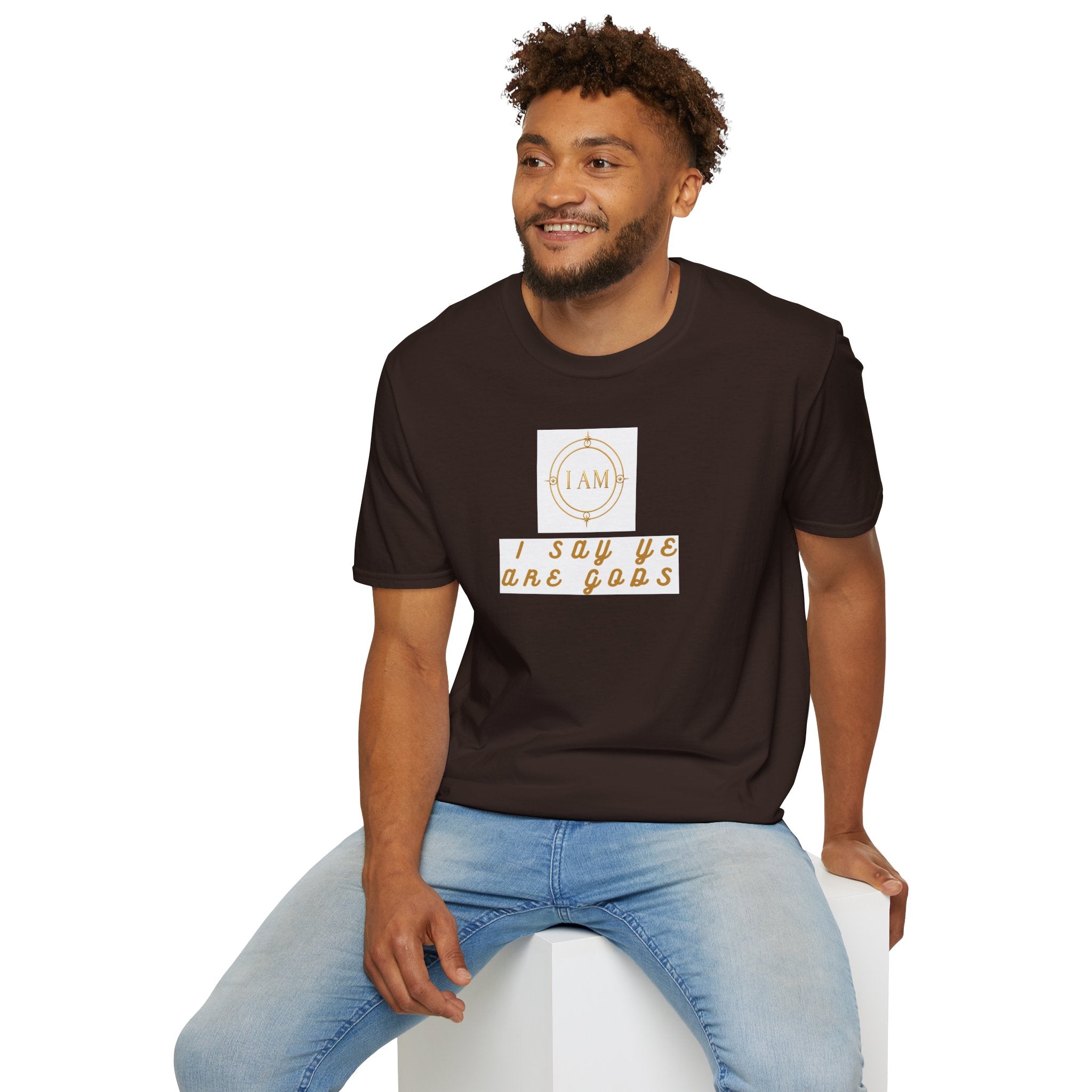 Unisex Softstyle T-Shirt — "I Say Ye Are Gods"