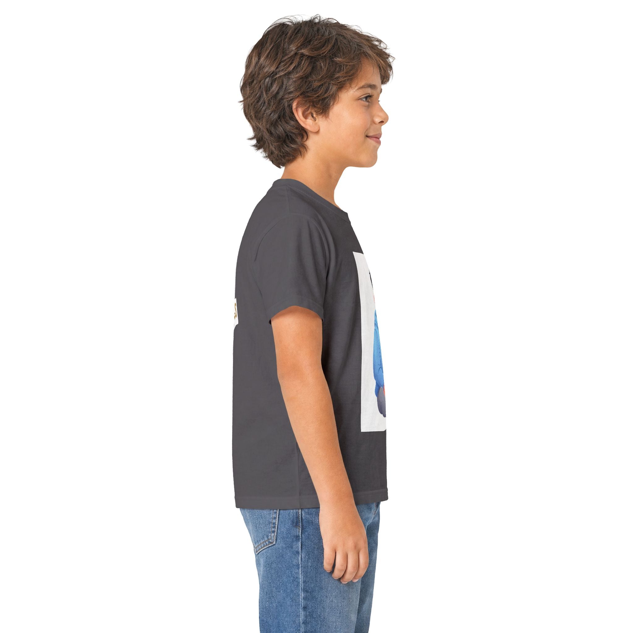Kids Tee — Courageous Boy Graphic Shirt ("I Am Courageous")