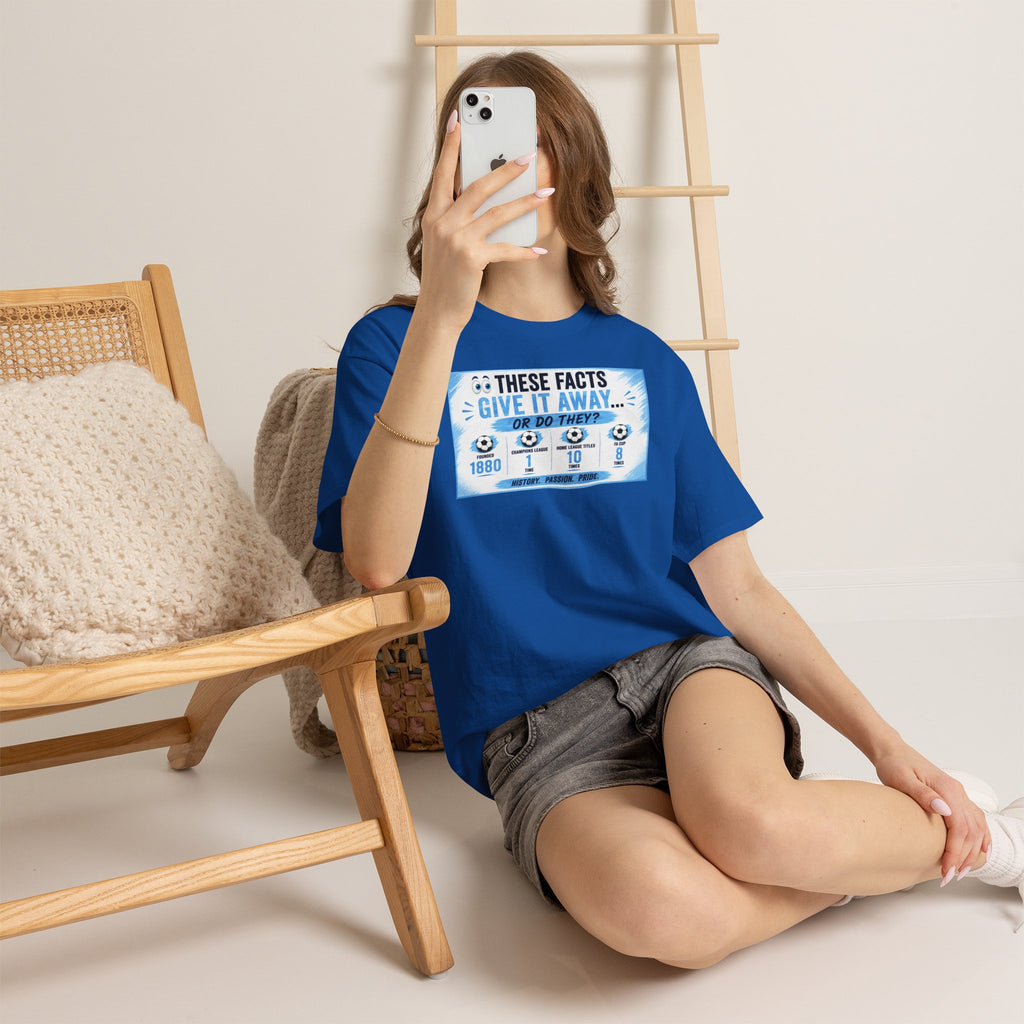T-Shirt — “These Facts Give It Away… Or Do They?” Infographic Tee