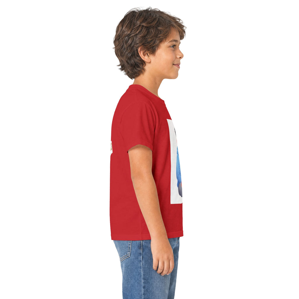 Kids Tee — Courageous Boy Graphic Shirt ("I Am Courageous")