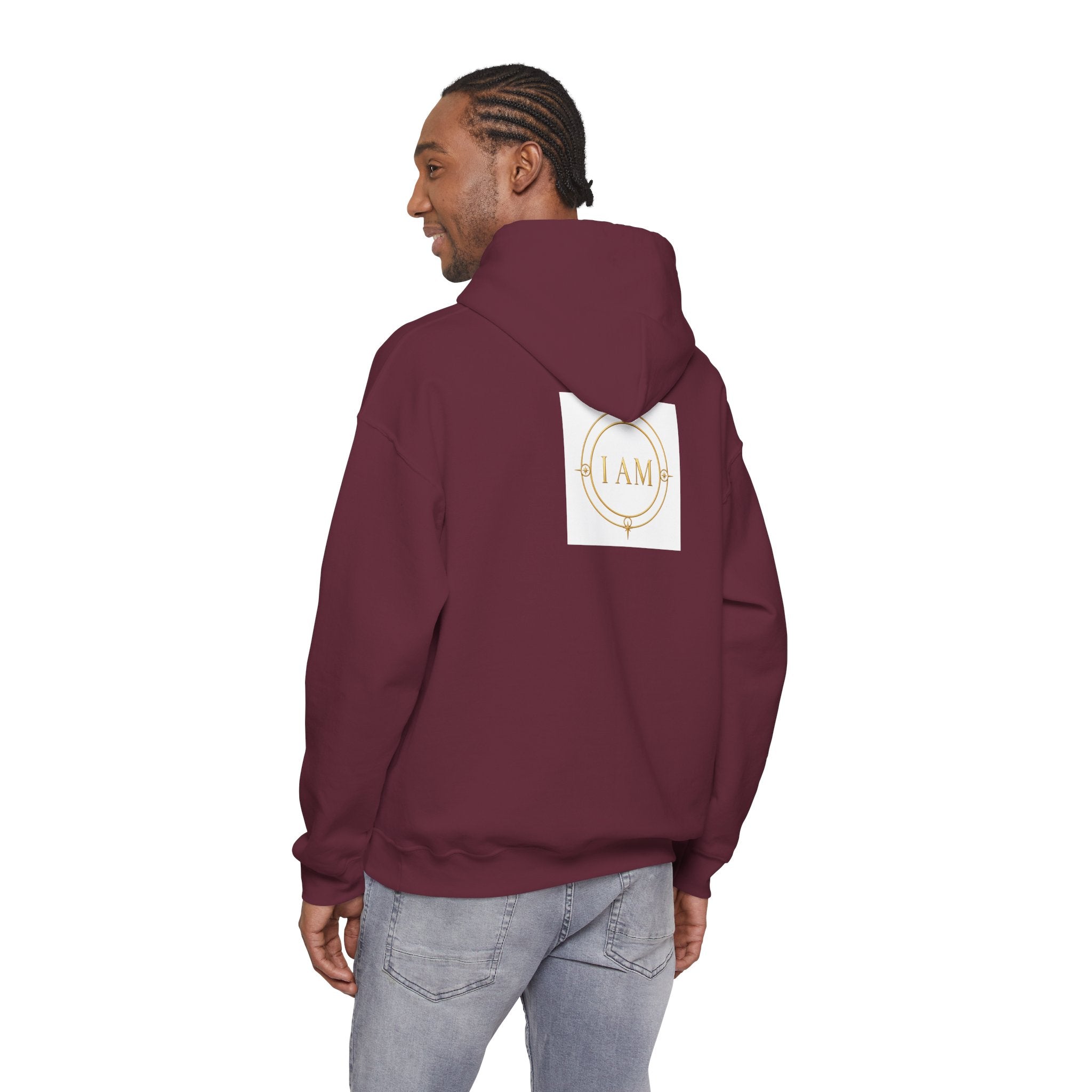 Midweight hooded Unisex sweatshirt