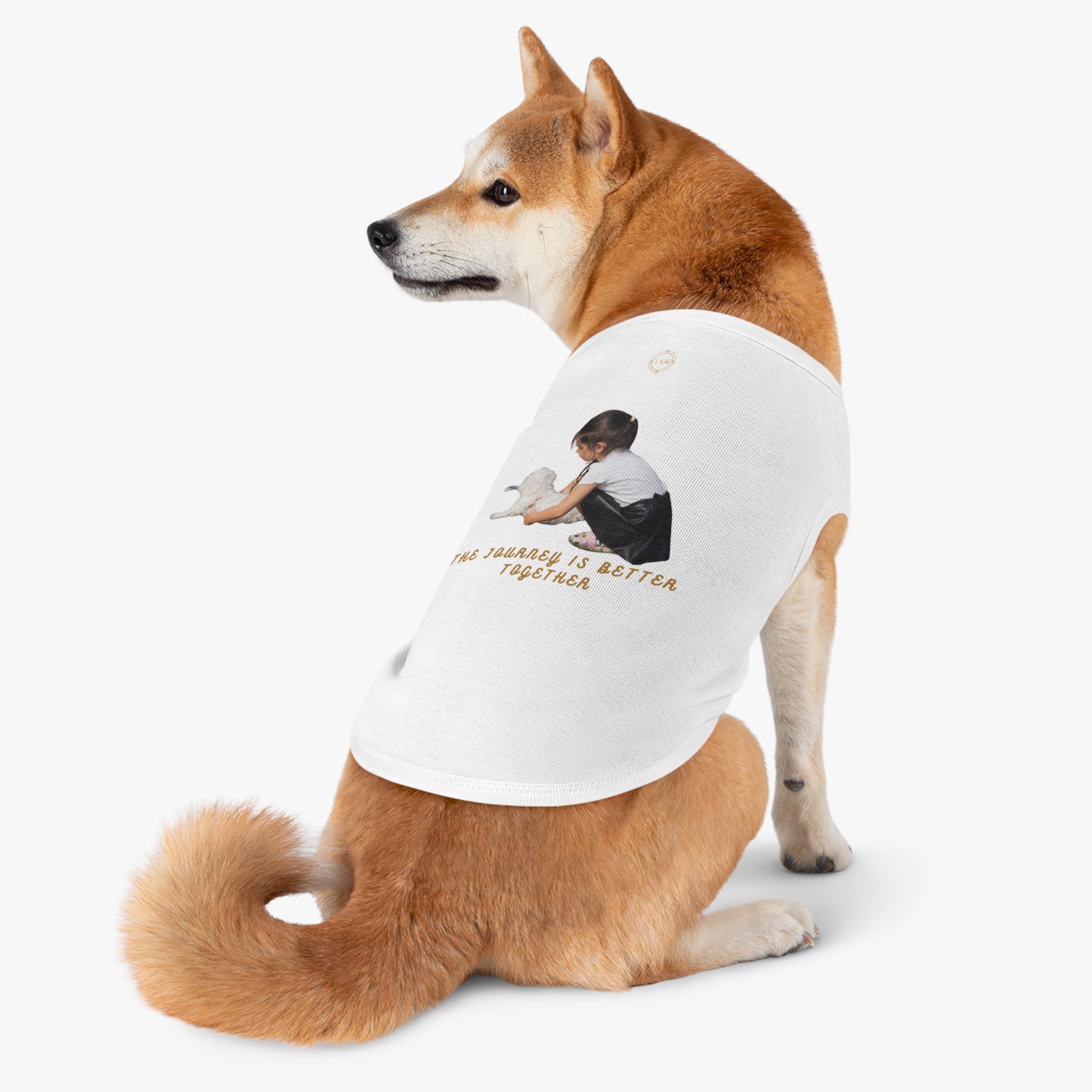 Pet Tank Top - 'The Journey Is Better Together' Dog Tee