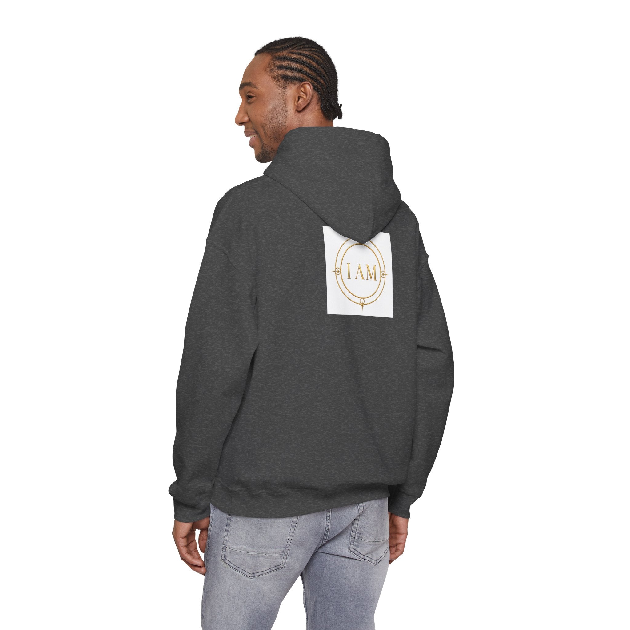 Midweight hooded Unisex sweatshirt