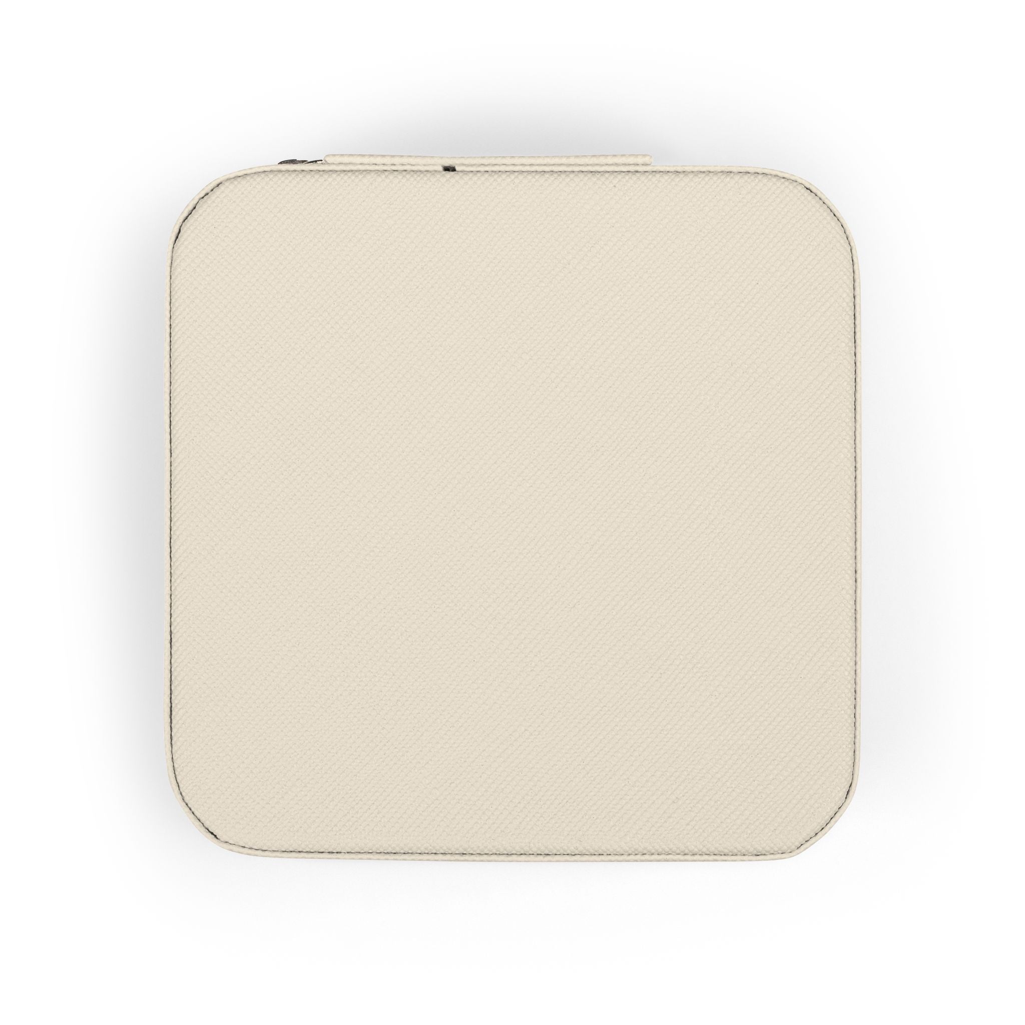 Compact Jewelry Travel Case — Portable Organizer with Ring Slots & Compartments ("Anything Ends Everything")