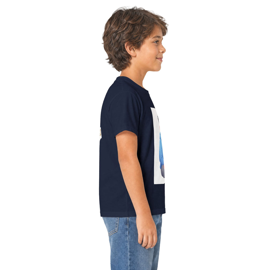 Kids Tee — Courageous Boy Graphic Shirt ("I Am Courageous")