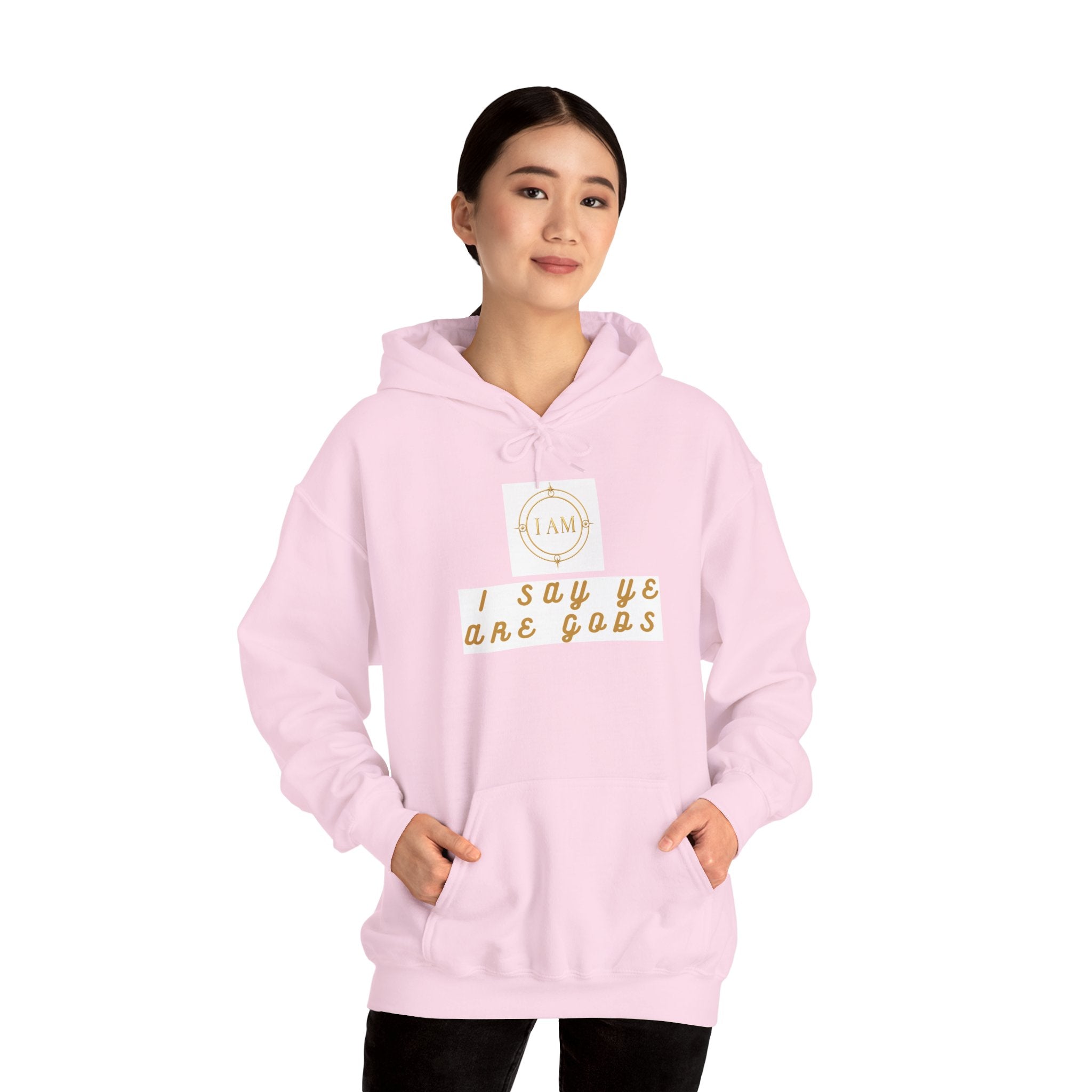 Midweight hooded Unisex sweatshirt