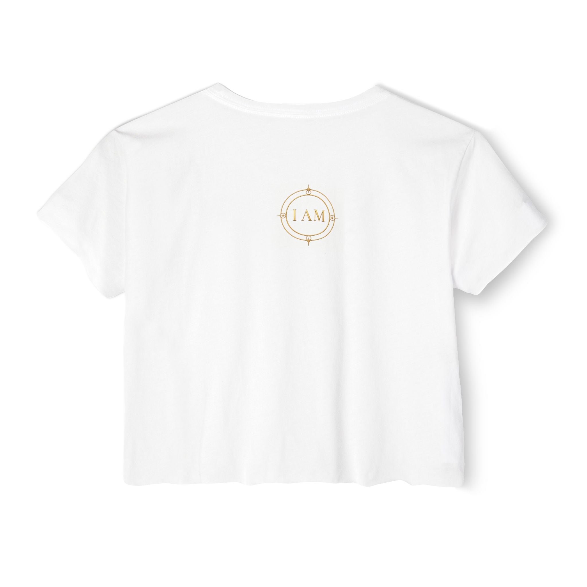 Ladies  Cropped T-shirt Top — Women's Spiritual Festival Tee