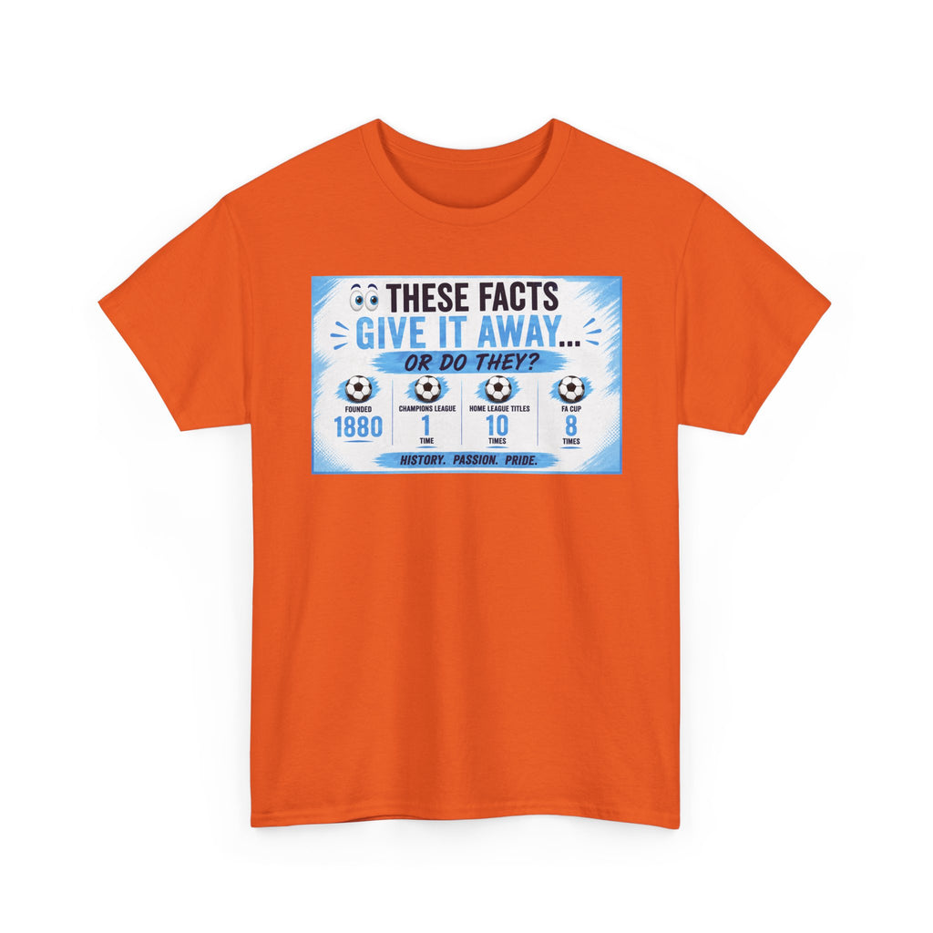 T-Shirt — “These Facts Give It Away… Or Do They?” Infographic Tee