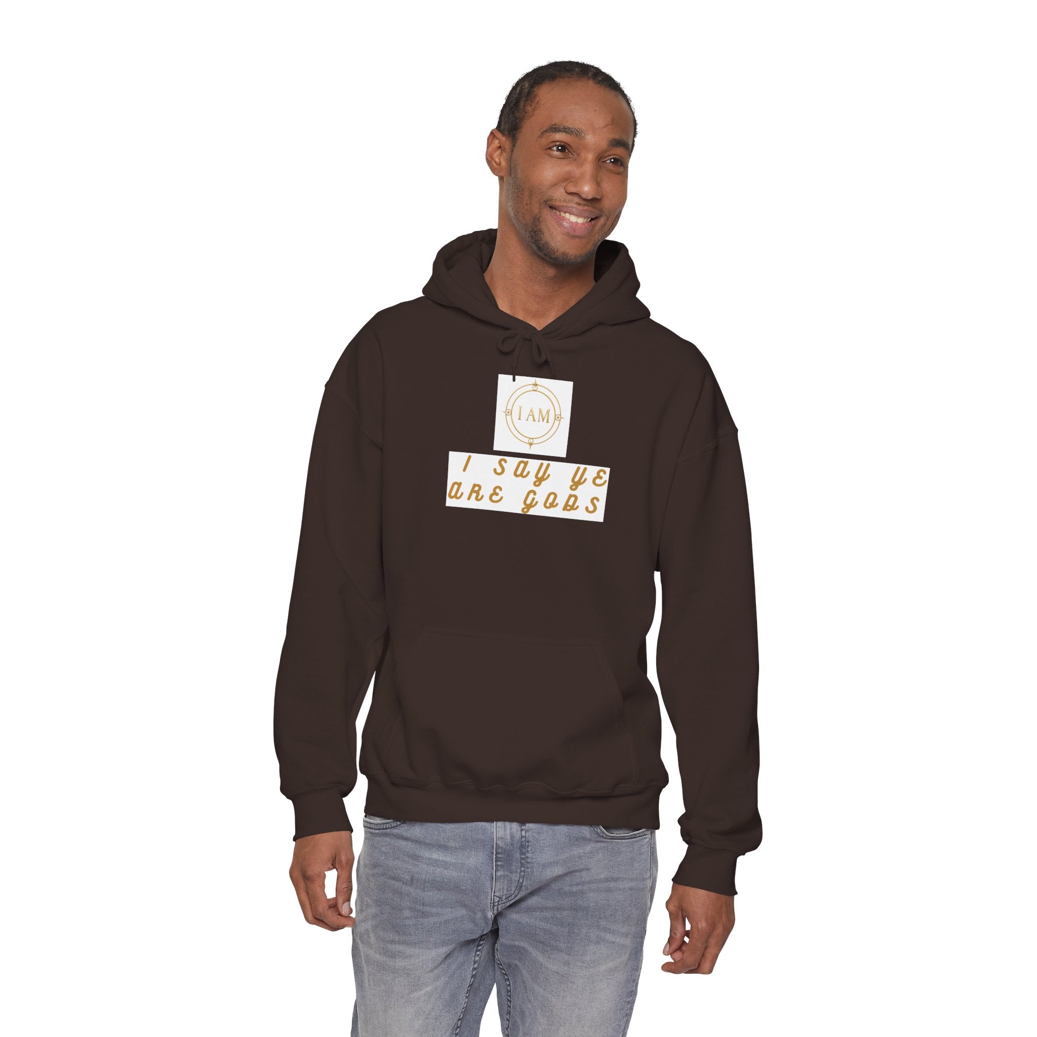 Midweight hooded Unisex sweatshirt