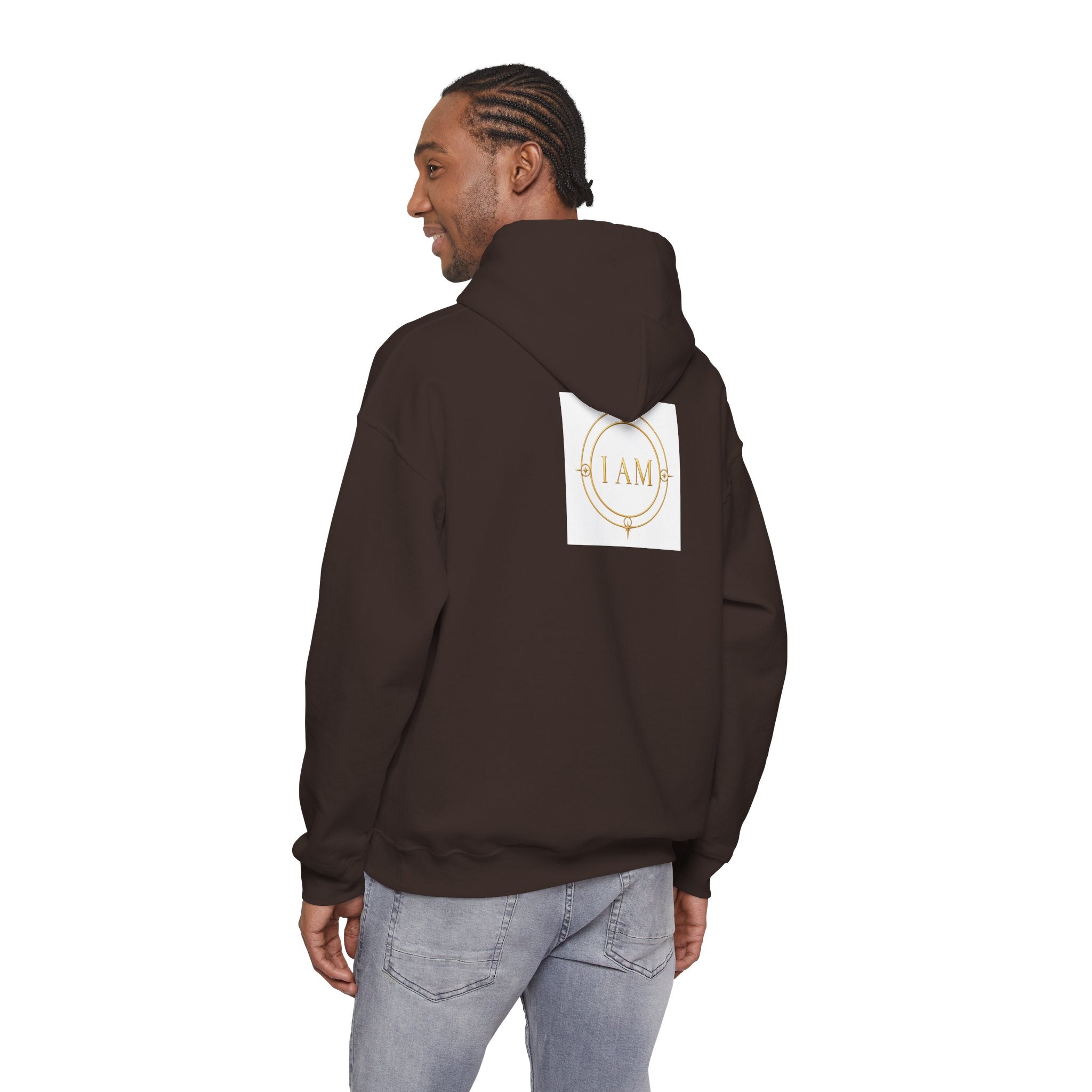 Midweight hooded Unisex sweatshirt