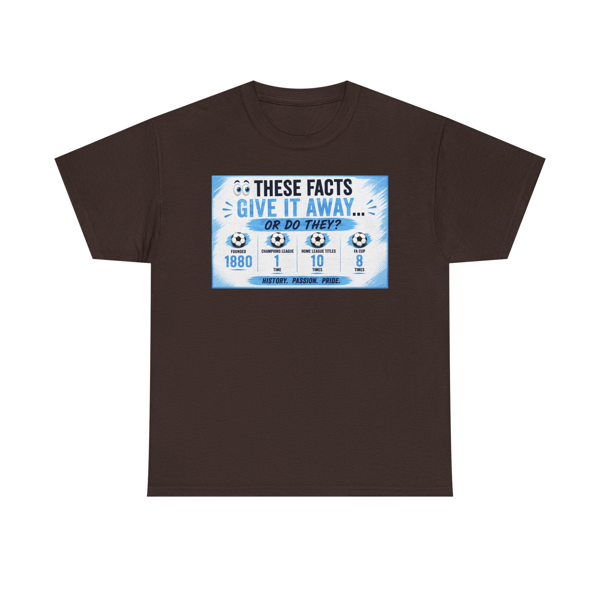 T-Shirt — “These Facts Give It Away… Or Do They?” Infographic Tee