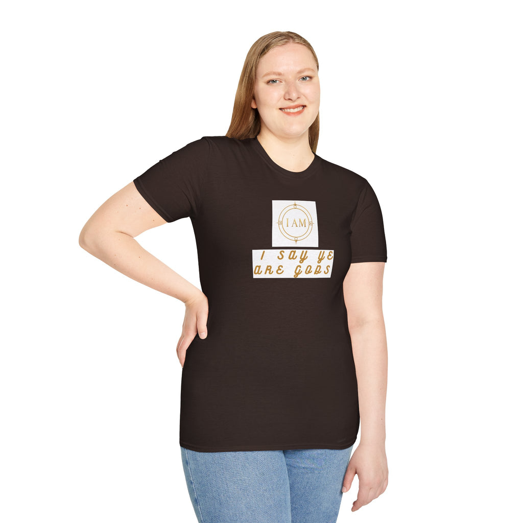 Unisex Softstyle T-Shirt — "I Say Ye Are Gods"