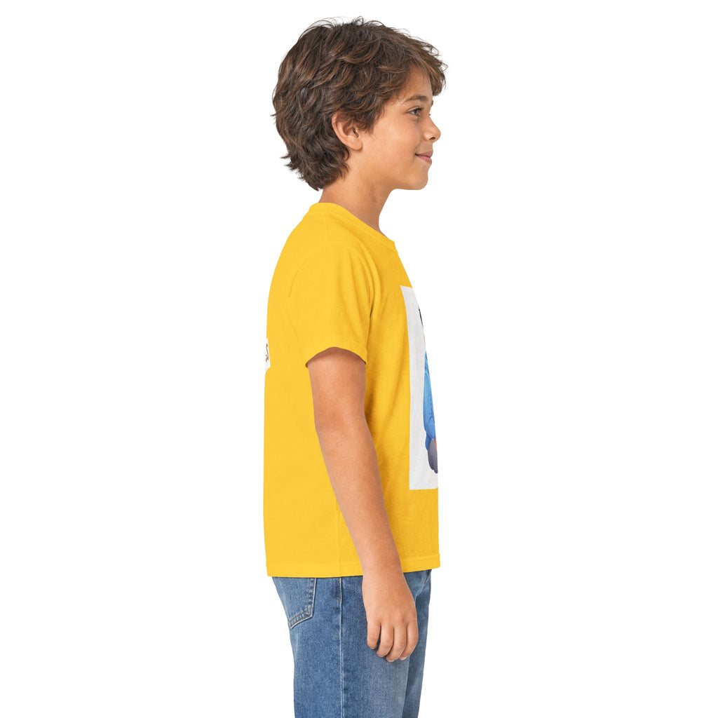 Kids Tee — Courageous Boy Graphic Shirt ("I Am Courageous")