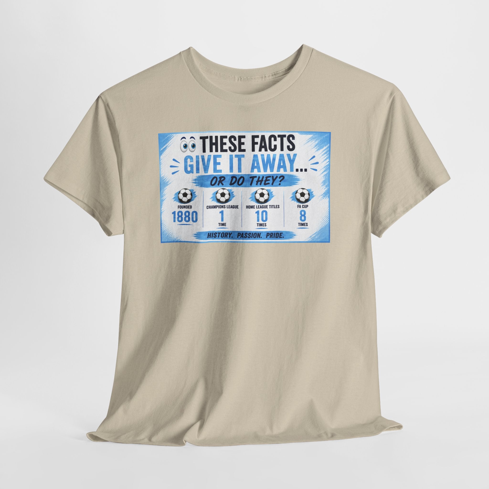 T-Shirt — “These Facts Give It Away… Or Do They?” Infographic Tee
