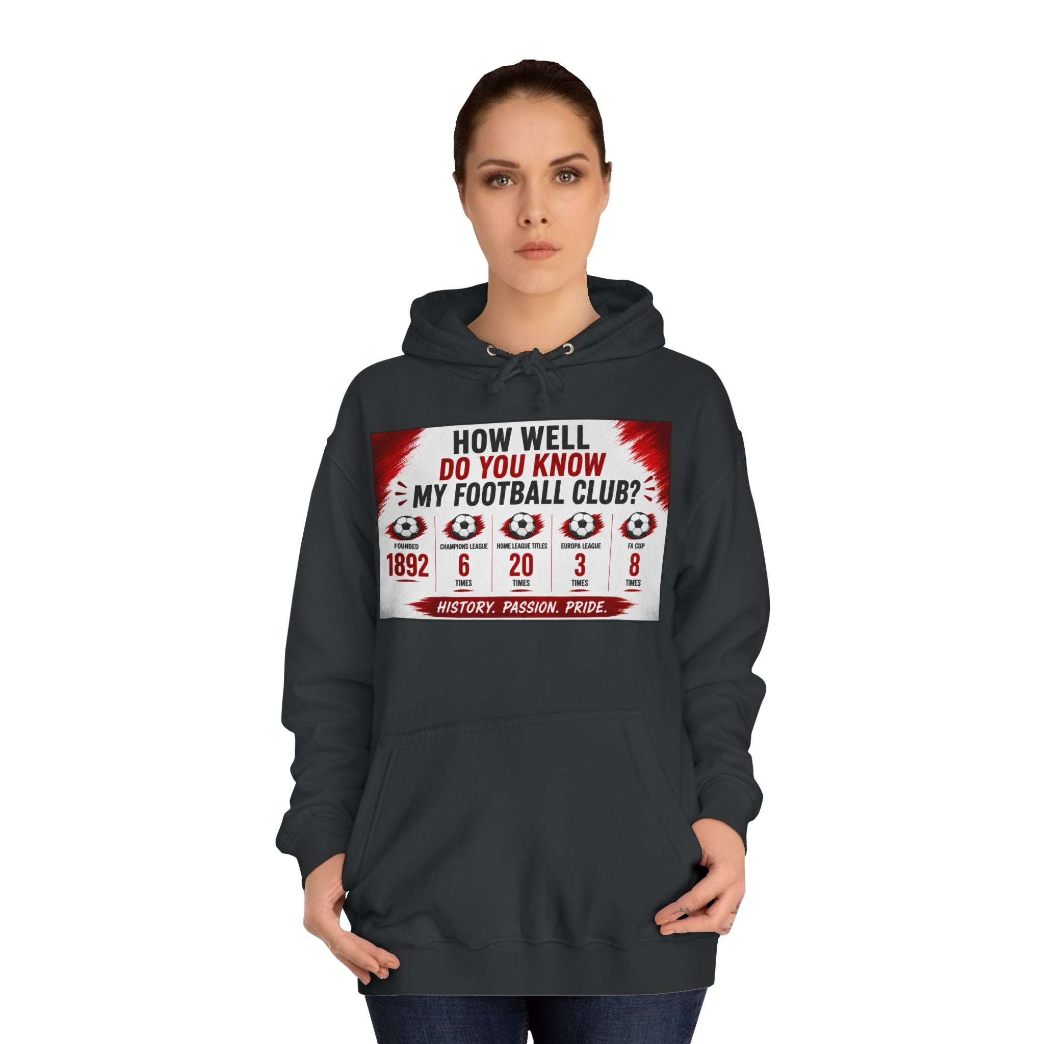 College Football Hoodie — "How Well Do You Know My Football Club?" Quiz Design