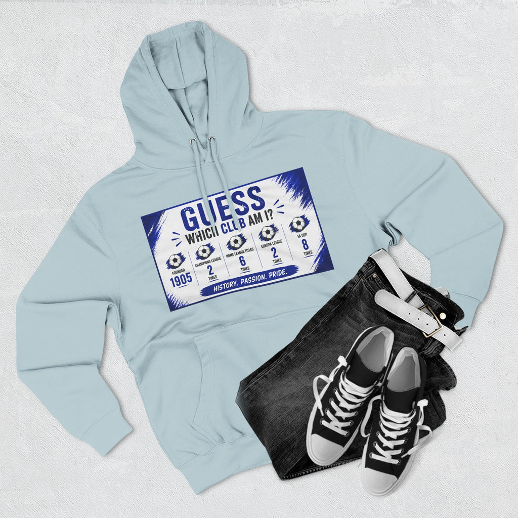 Three-Panel Fleece Hoodie