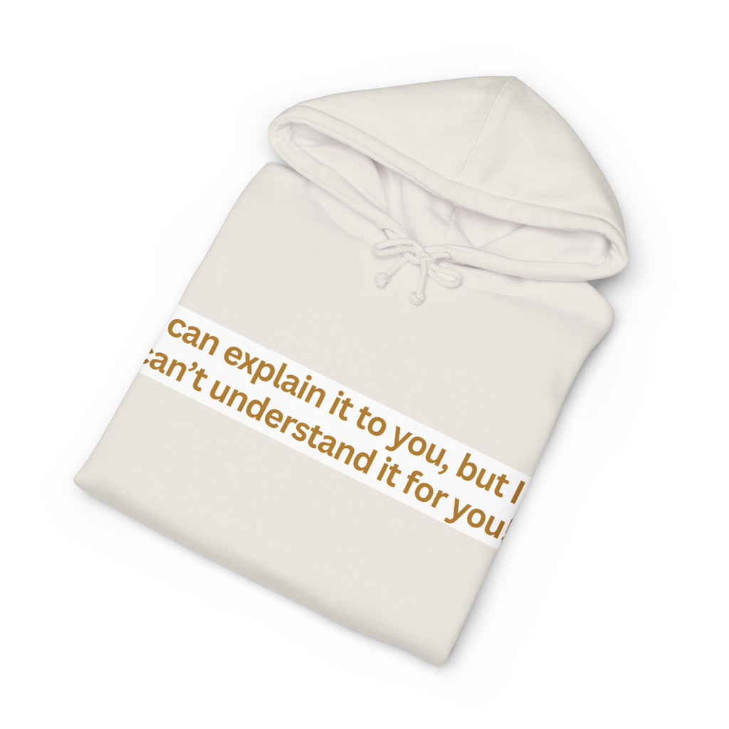 Hoodie — “I can explain it to you, but I can’t understand it for you” Motivational Graphic Hoodie
