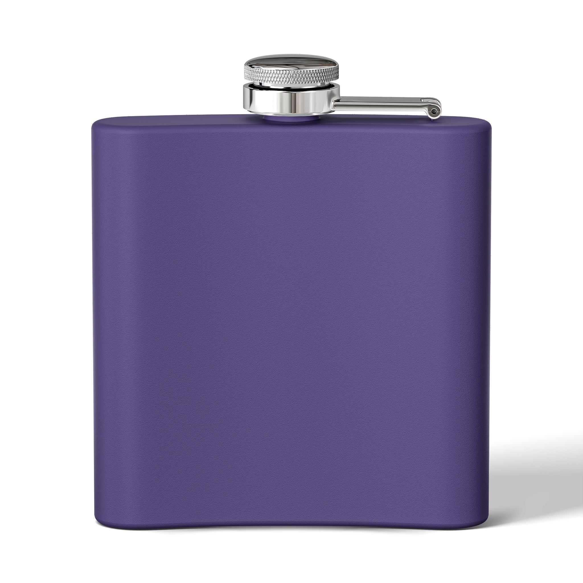 Flask — "I AM AT PEACE" Stainless Steel 6oz Hip Flask | Inspirational Calm Gift