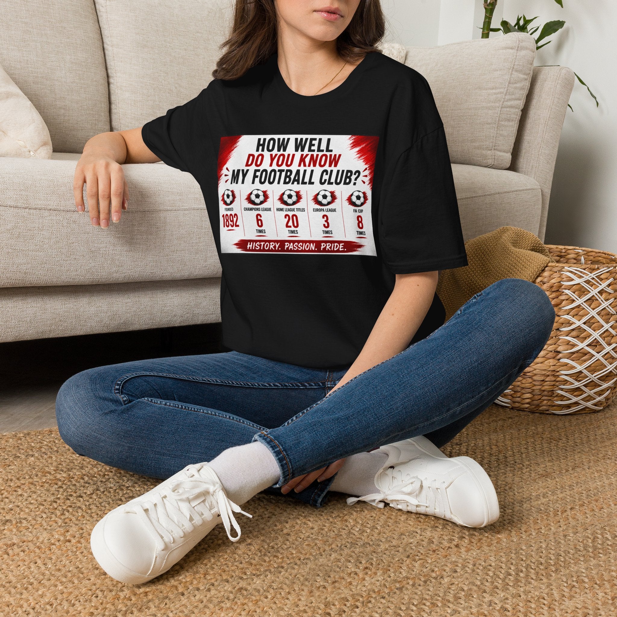 How Well Do You Know My Football Club? T-Shirt — Fan Trivia Graphic Tee