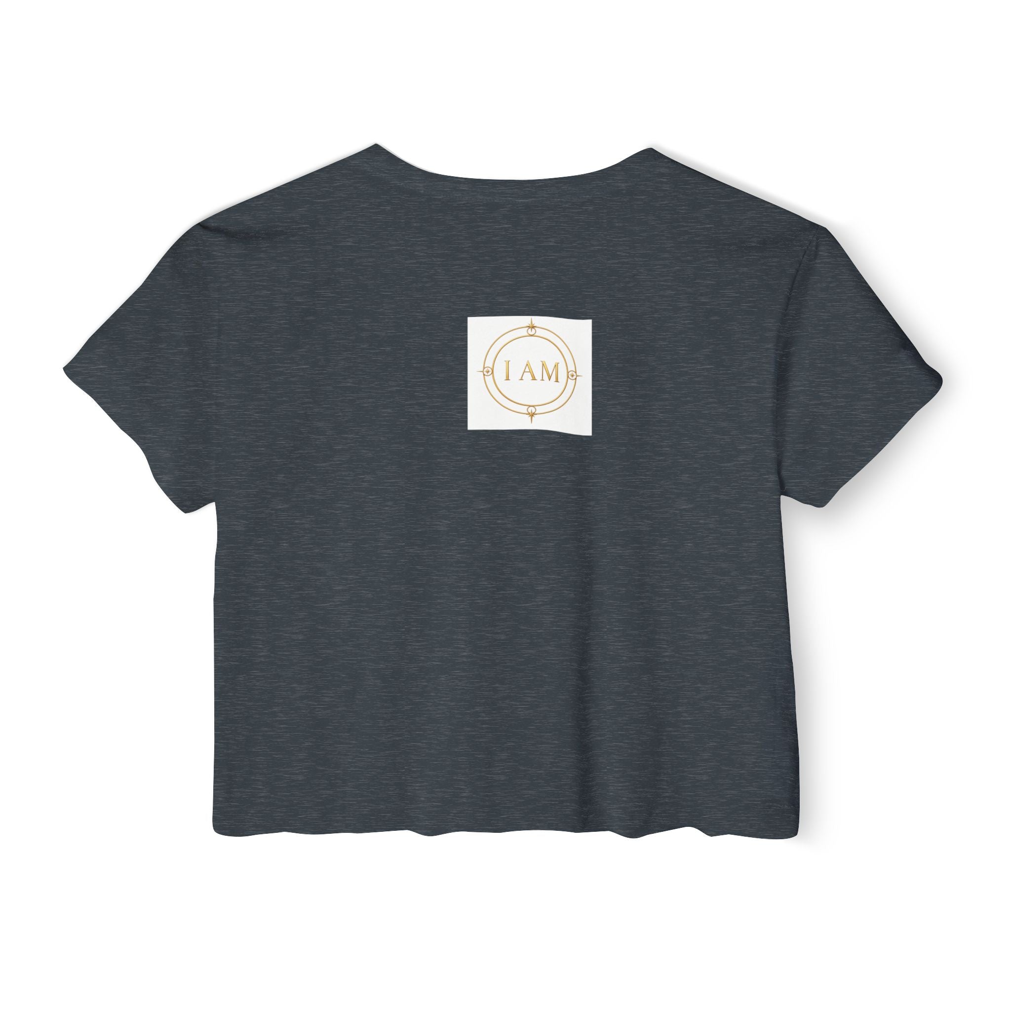 Ladies  Cropped T-shirt Top — Women's Spiritual Festival Tee