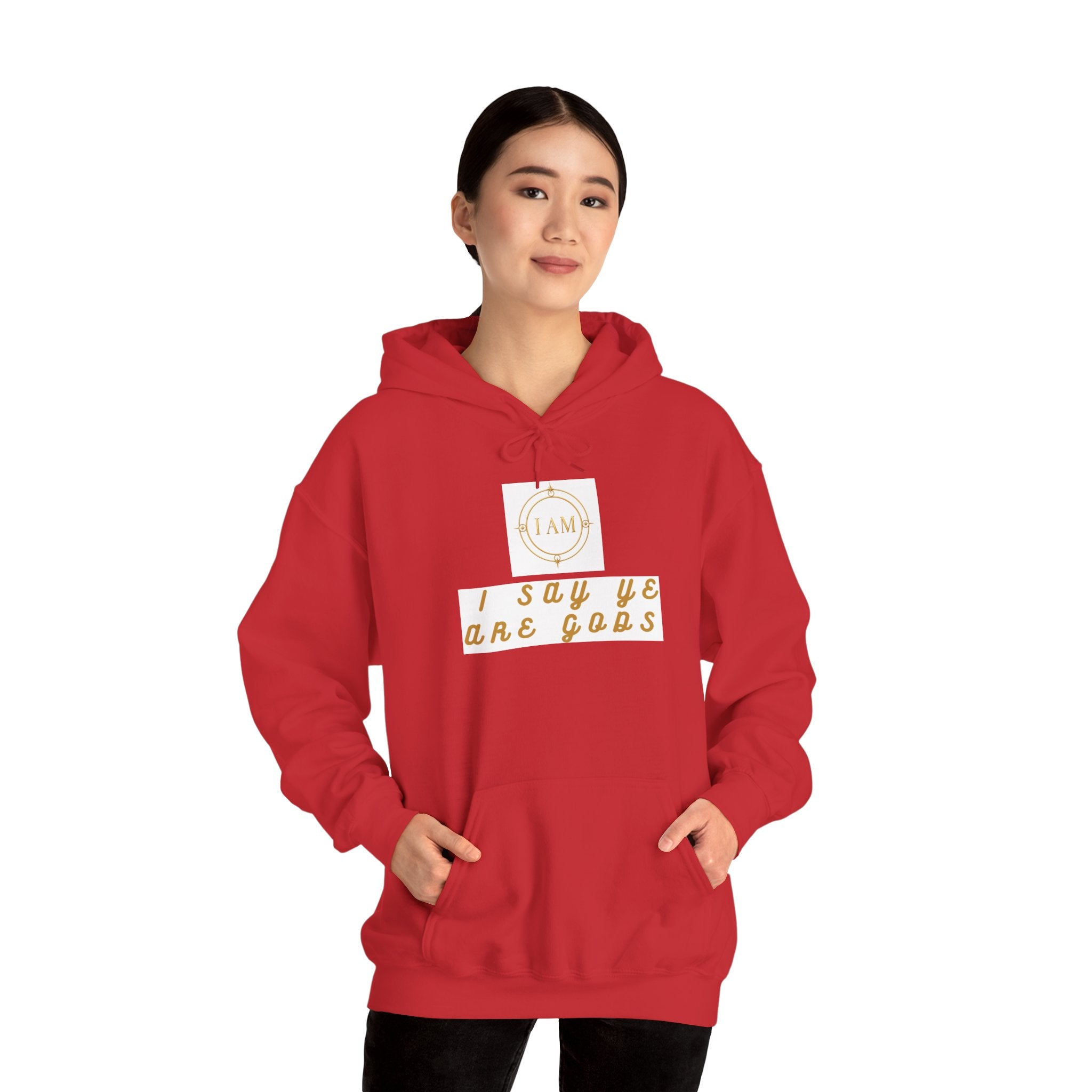 Midweight hooded Unisex sweatshirt