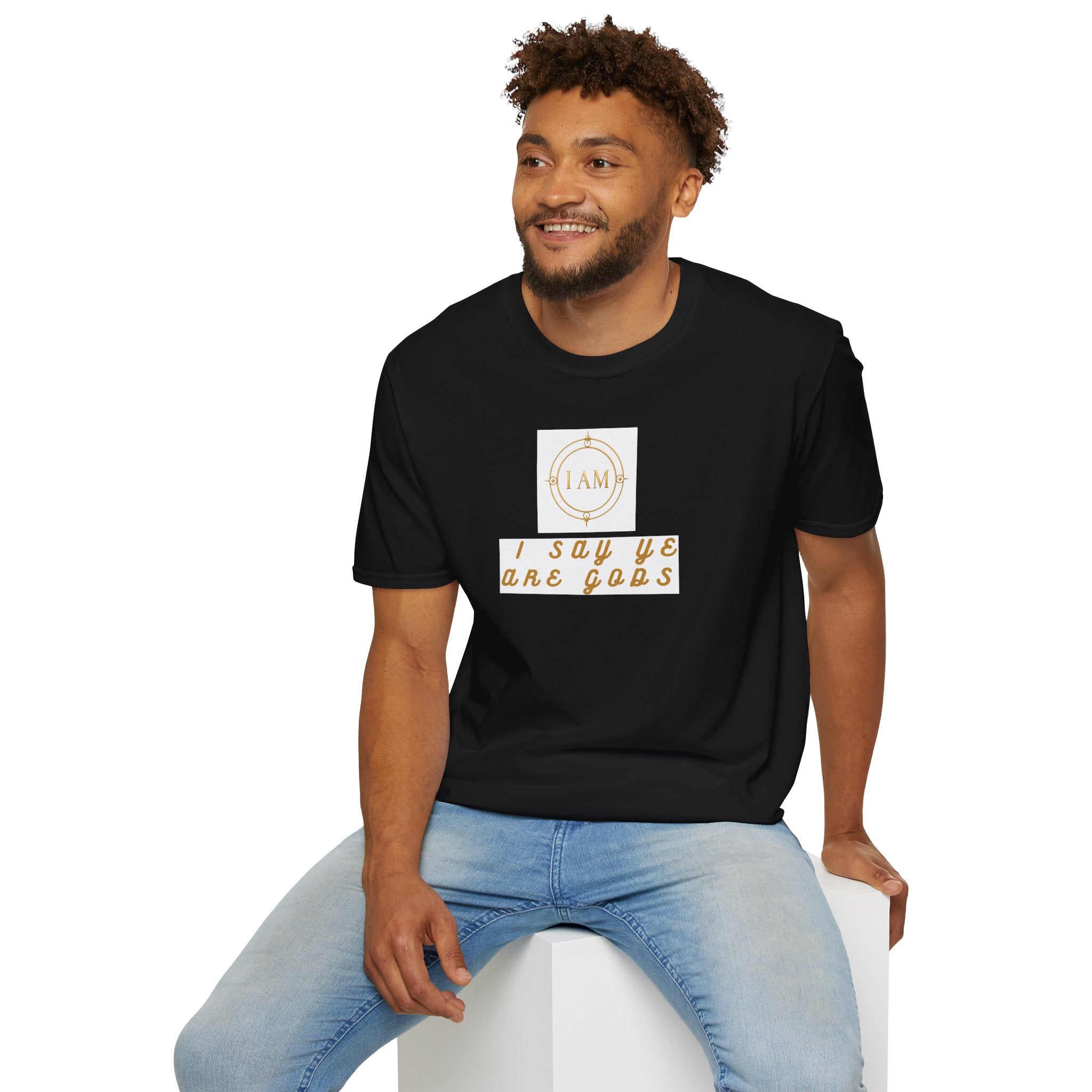 Unisex Softstyle T-Shirt — "I Say Ye Are Gods"