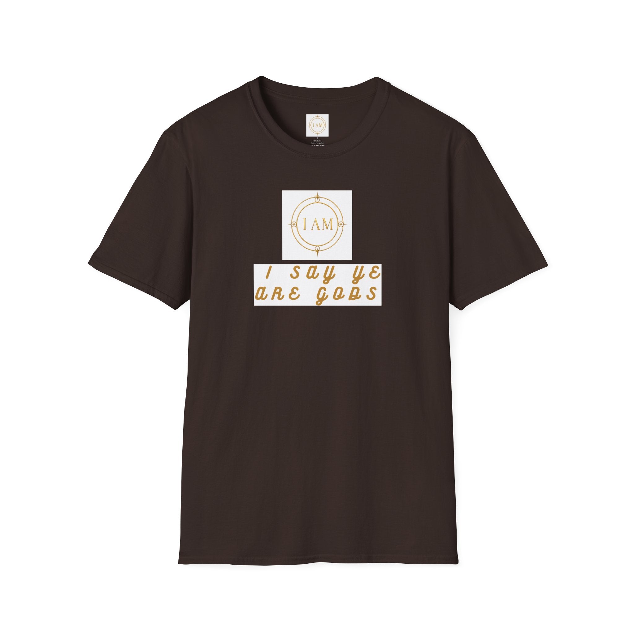 Unisex Softstyle T-Shirt — "I Say Ye Are Gods"
