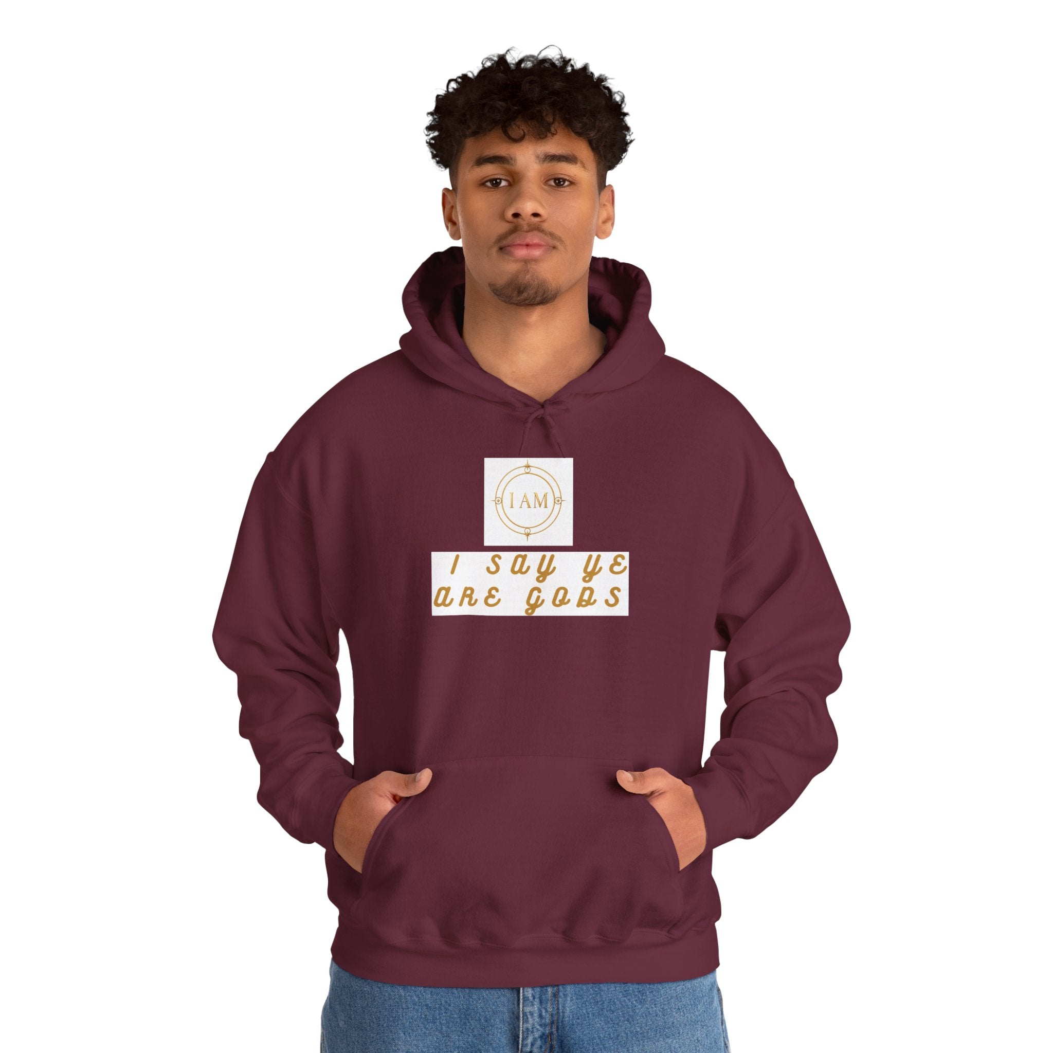 Midweight hooded Unisex sweatshirt