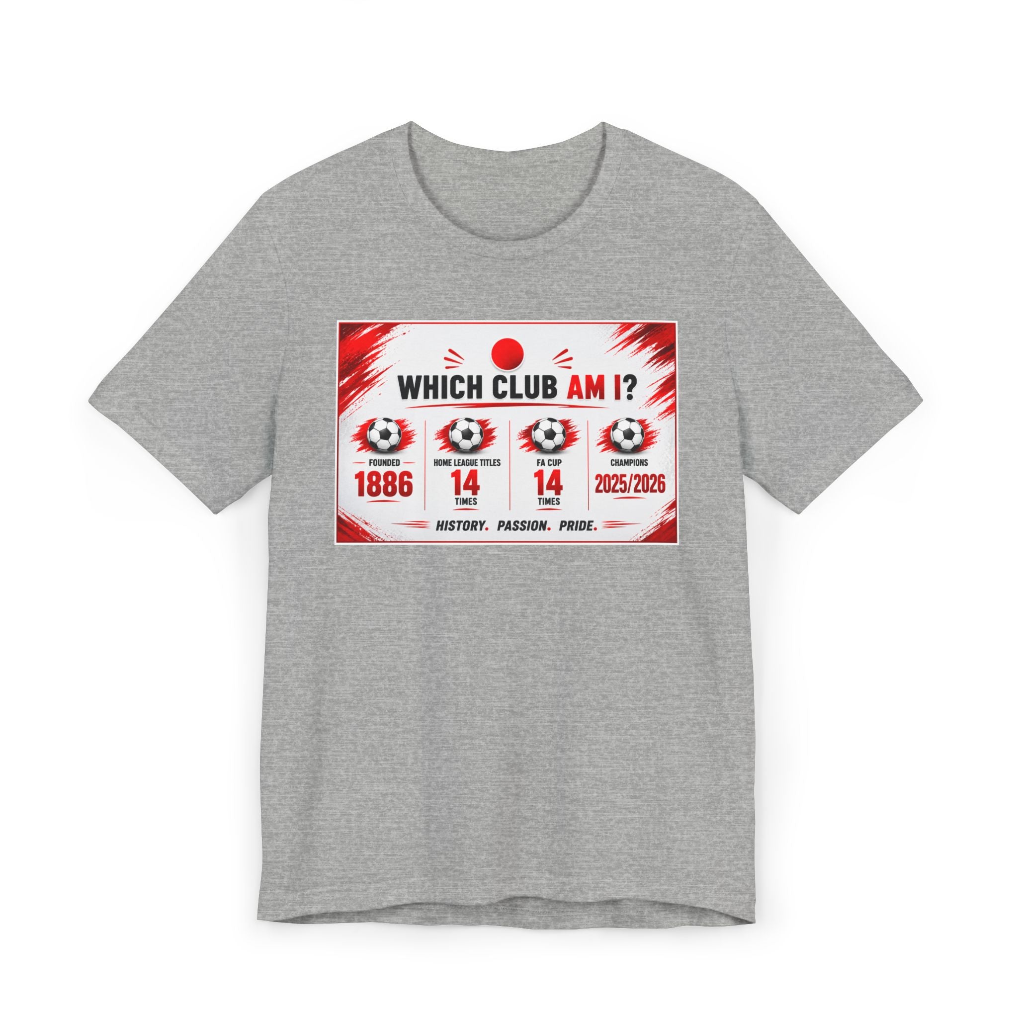 Which Club Am I? Soccer Trivia T-Shirt — Football Fan Quiz Tee