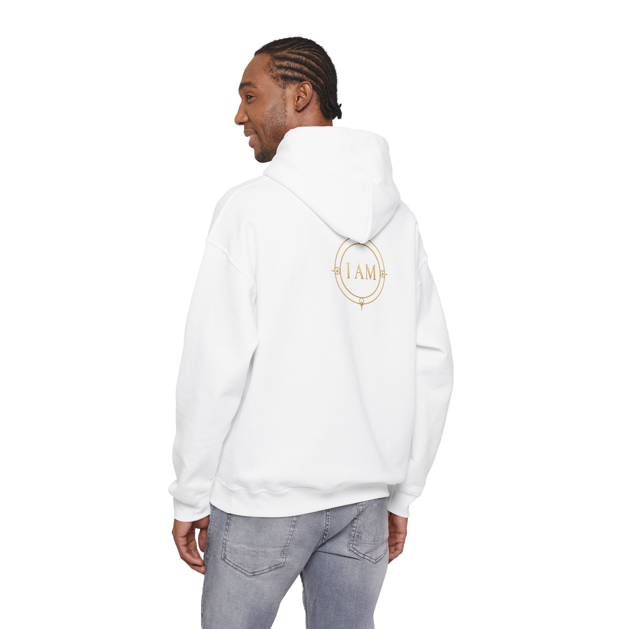 Midweight hooded Unisex sweatshirt