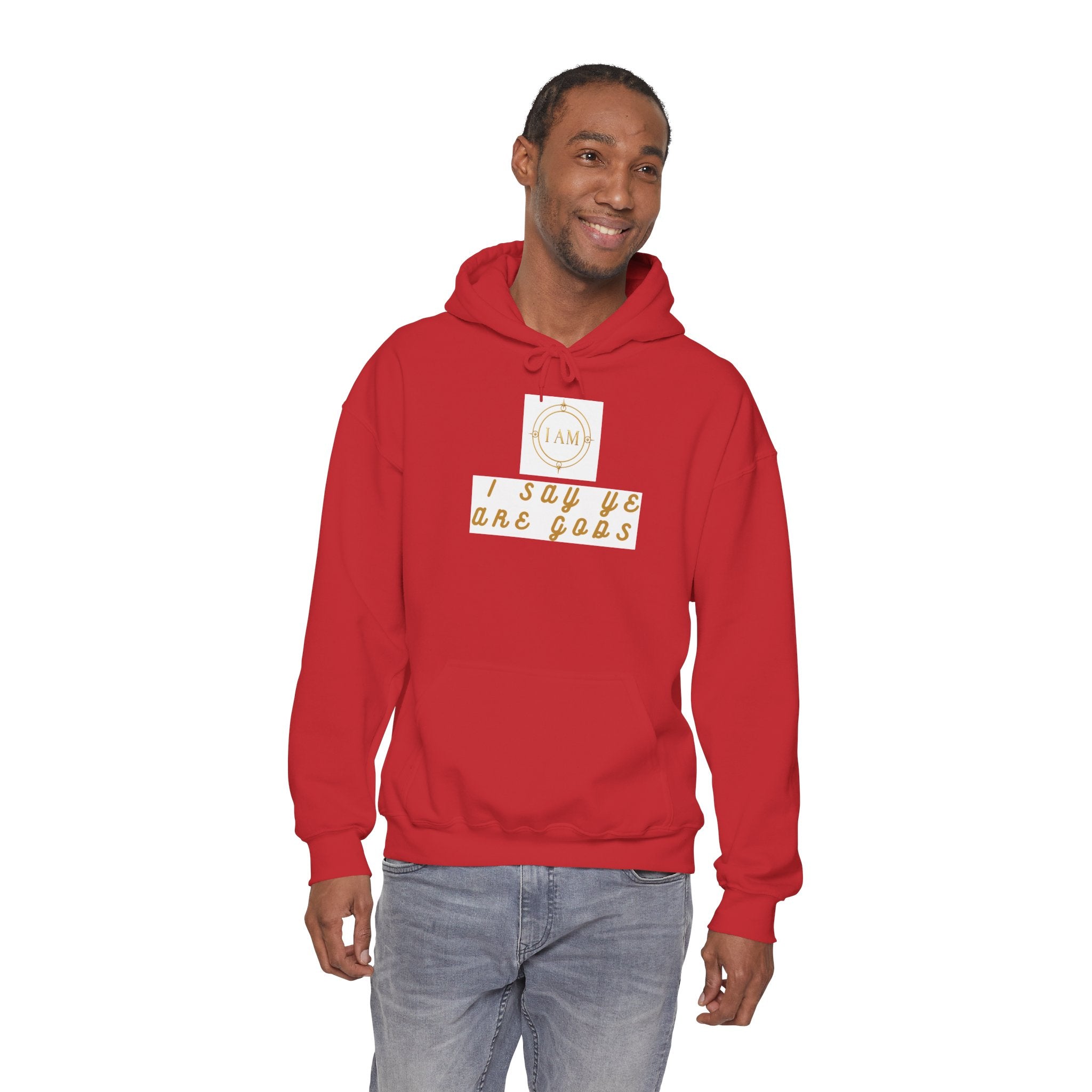 Midweight hooded Unisex sweatshirt