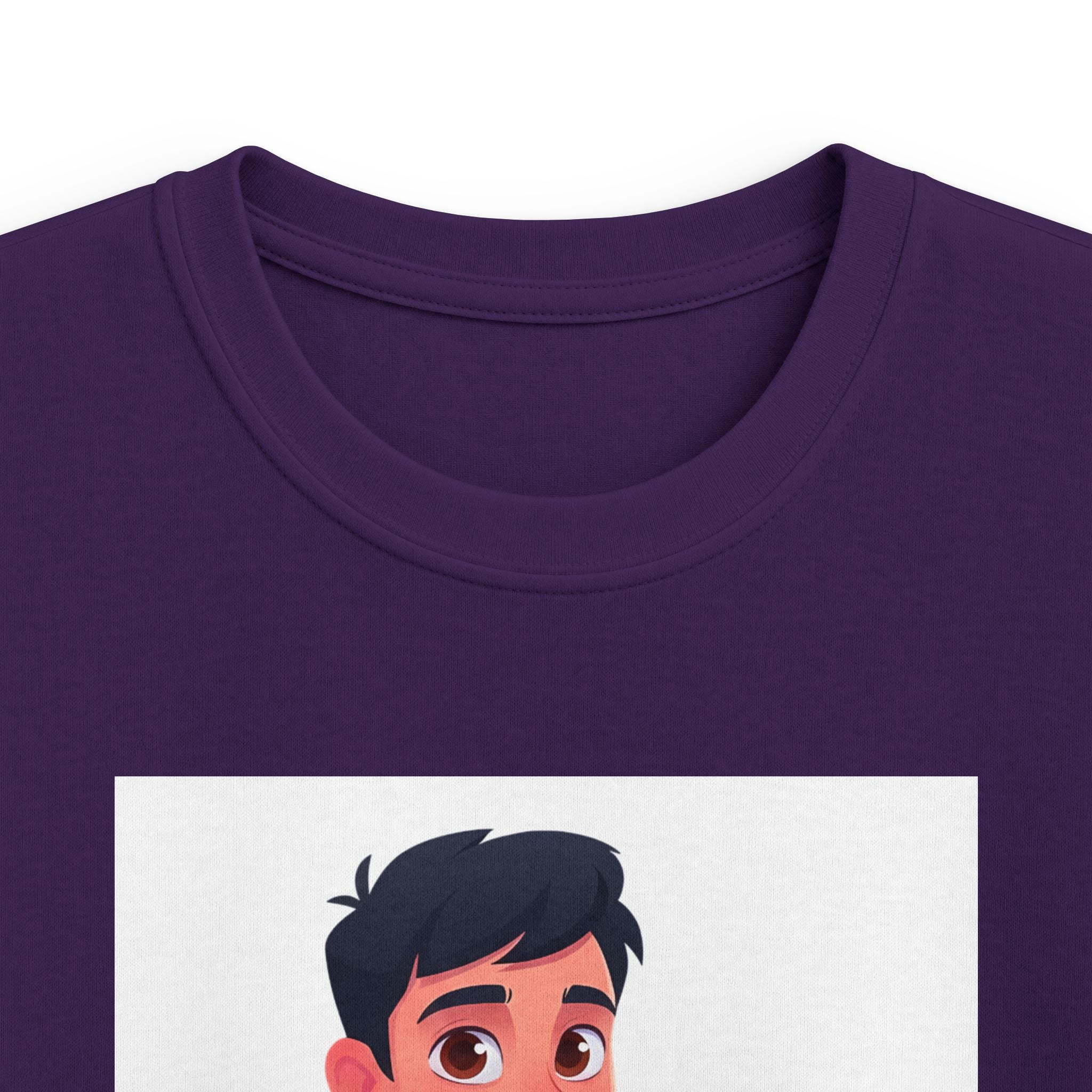 Kids Tee — Courageous Boy Graphic Shirt ("I Am Courageous")