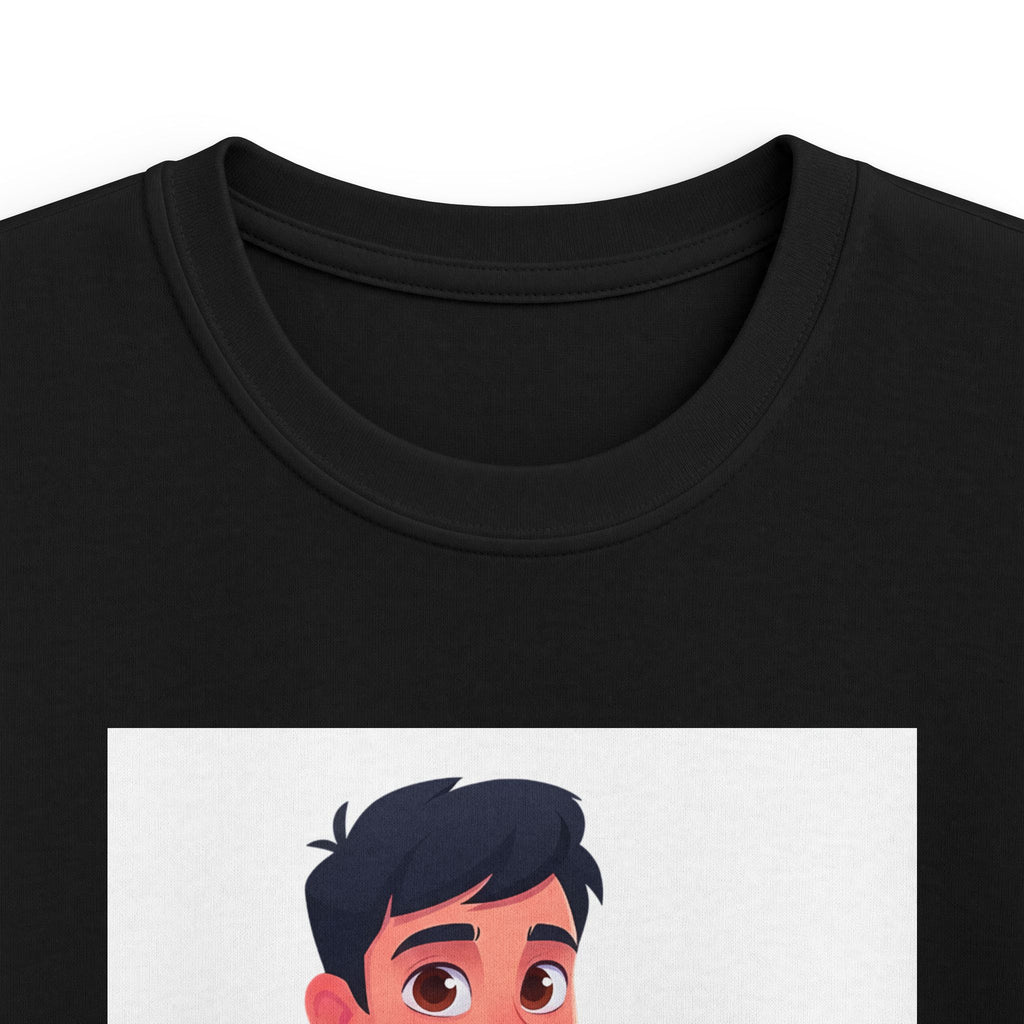 Kids Tee — Courageous Boy Graphic Shirt ("I Am Courageous")