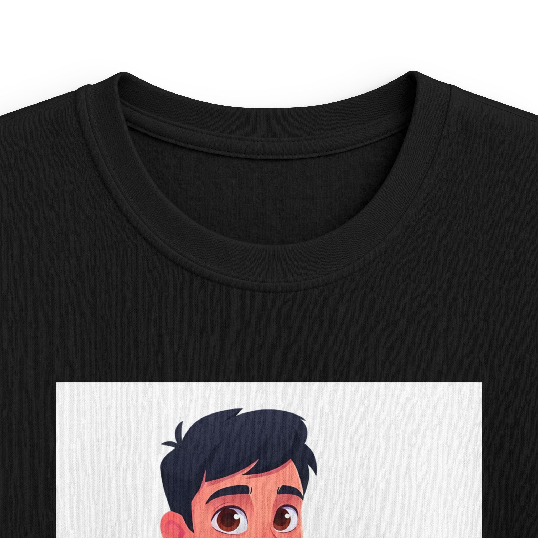 Kids Tee — Courageous Boy Graphic Shirt ("I Am Courageous")