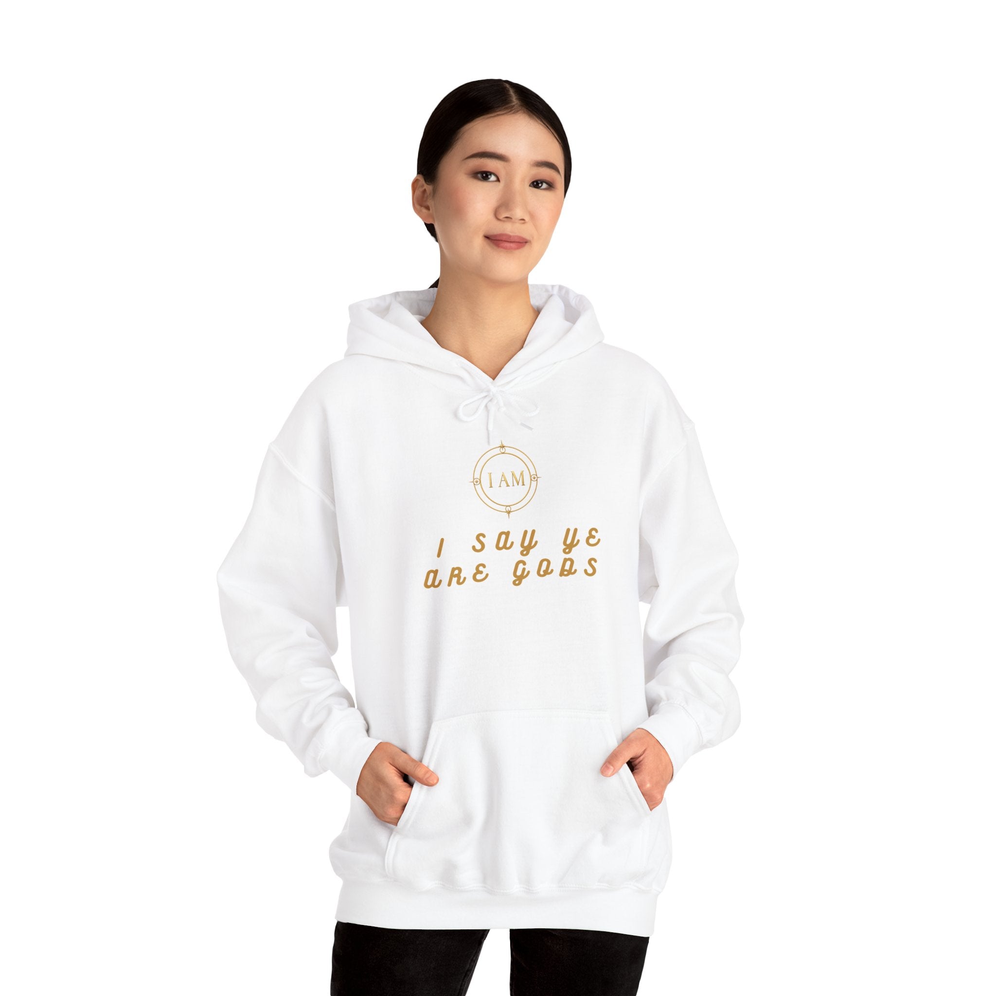 Midweight hooded Unisex sweatshirt